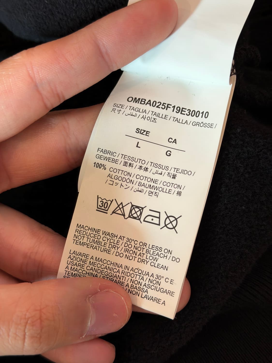 새상품급 오프화이트 애로우 맨투맨 스웻셔츠 옐로우 상품이미지7