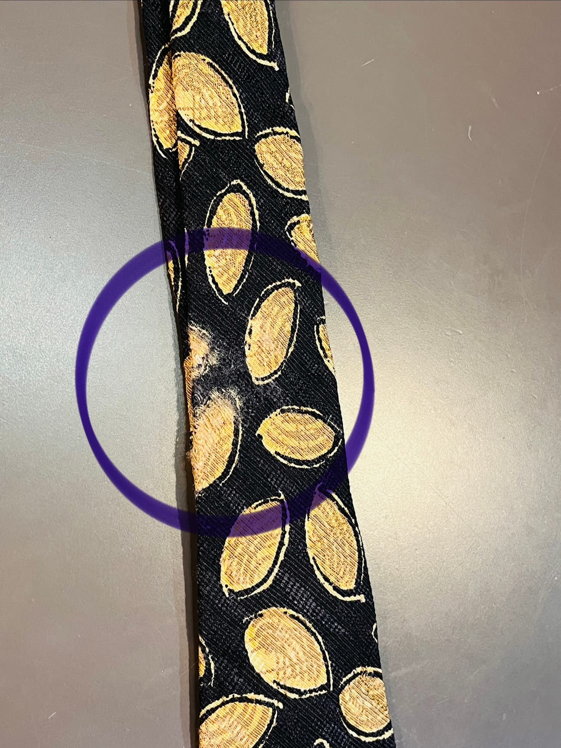 짓먼빈티지 레몬 패턴 넥타이 (미국) 상품이미지6