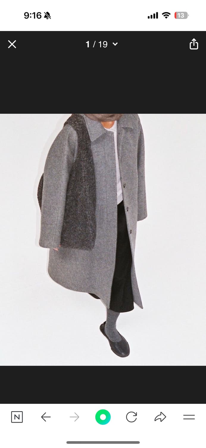 LFM 래글런 울 롱 코트( 카멜) 상품이미지4