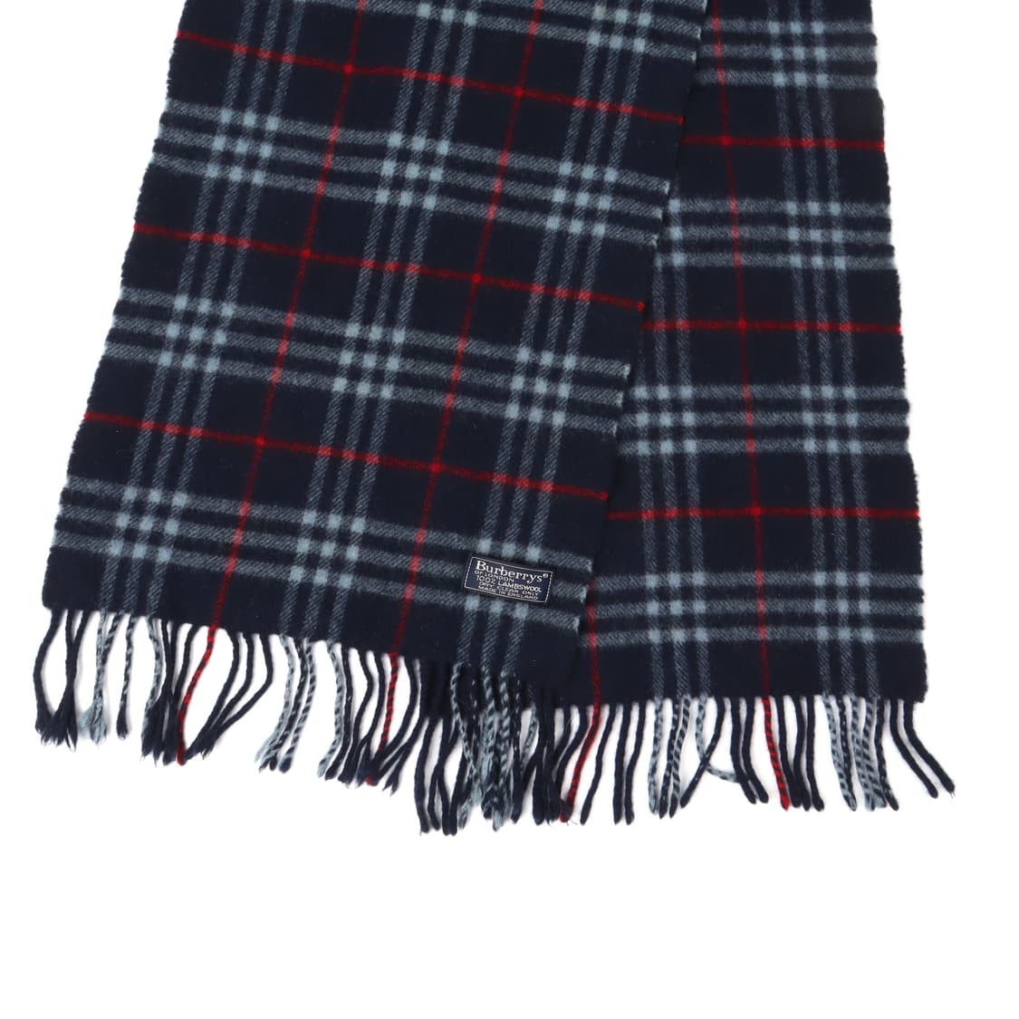 버버리 네이비 노바체크 램스울 머플러 상품이미지5