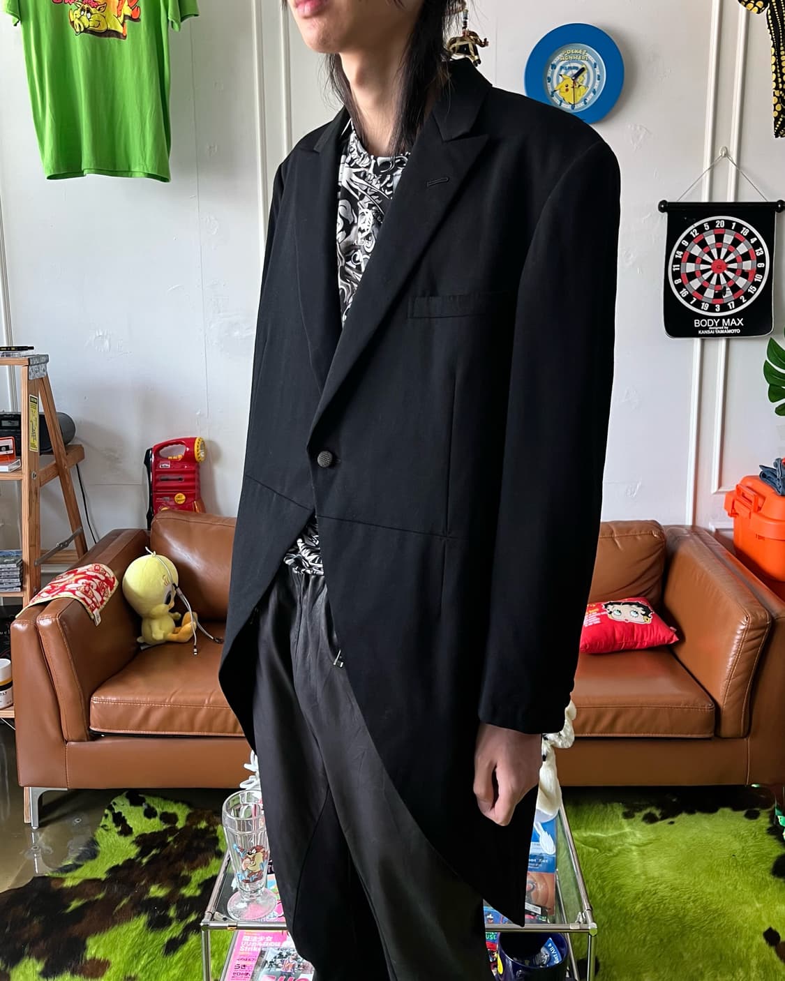 Jpn Vintage Unbalance Tail Blazer Jacket 상품이미지2