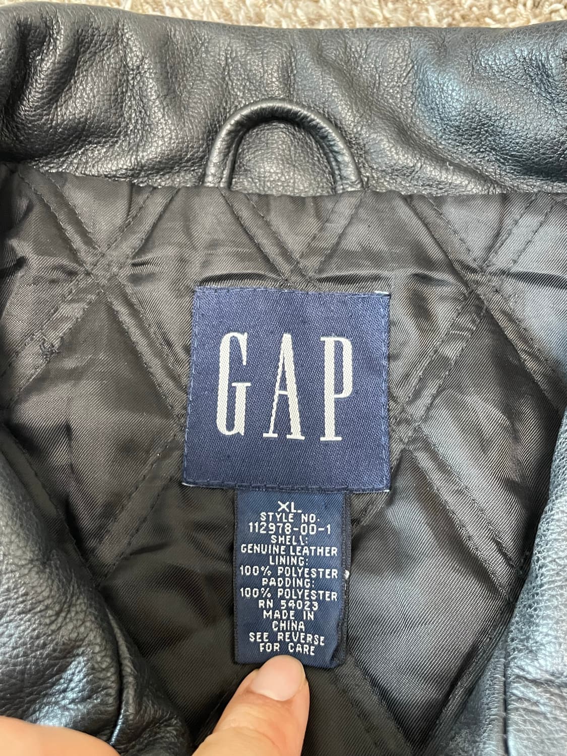 빈티지 올드갭 레더자켓 old gap leather 상품이미지5