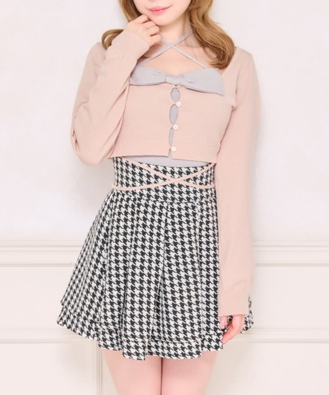 스나계 apres jour 하이웨스트 모직 스커트 스카판 에블린 스나이델 상품이미지1