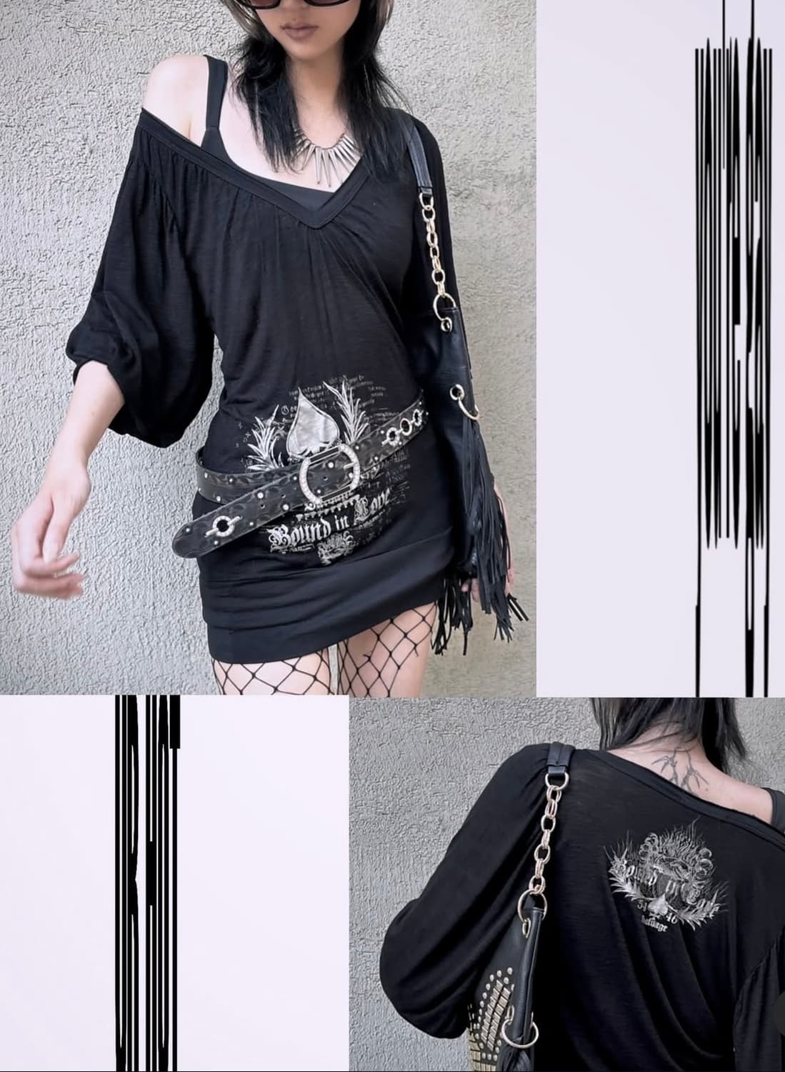 Salvage Printing Detail Top 상품이미지1