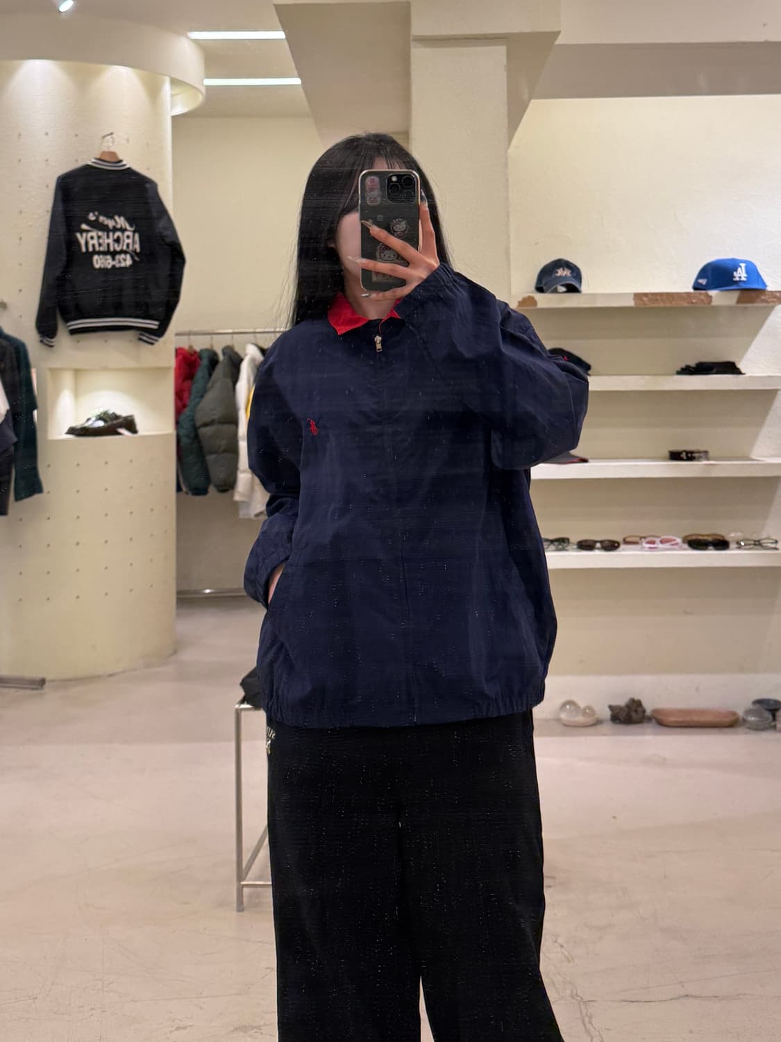 폴로 랄프로렌 포니 로고 나일론 스윙톱 자켓 U919 상품이미지1