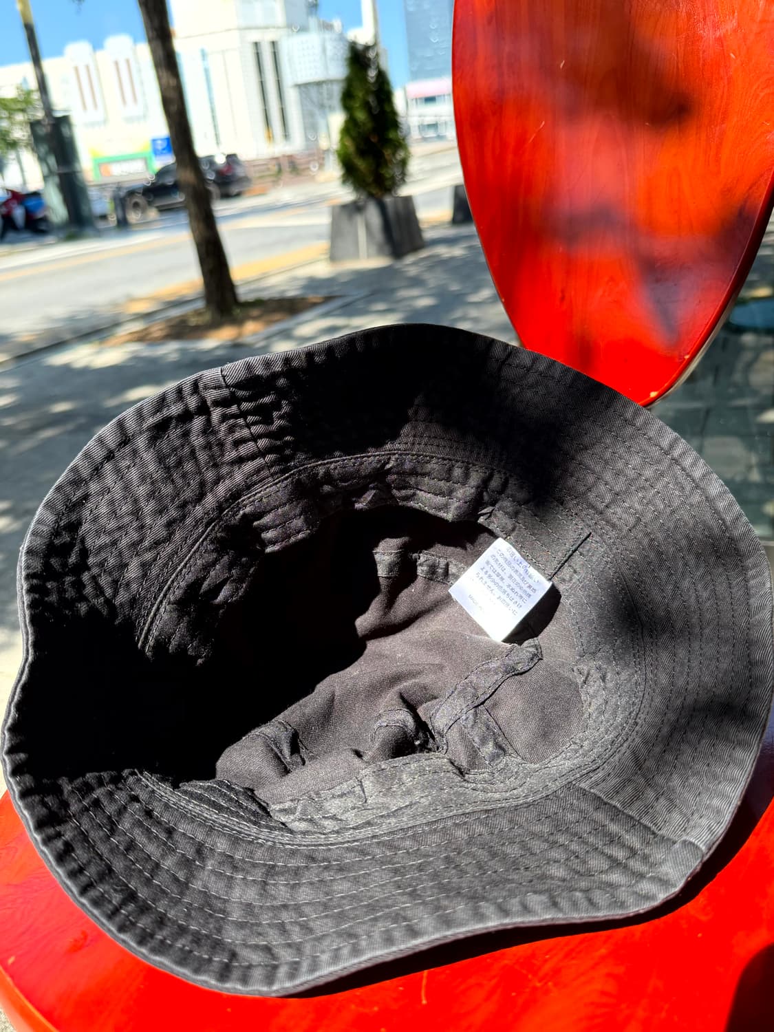 PERSON'S Black Bucket Hat 상품이미지6