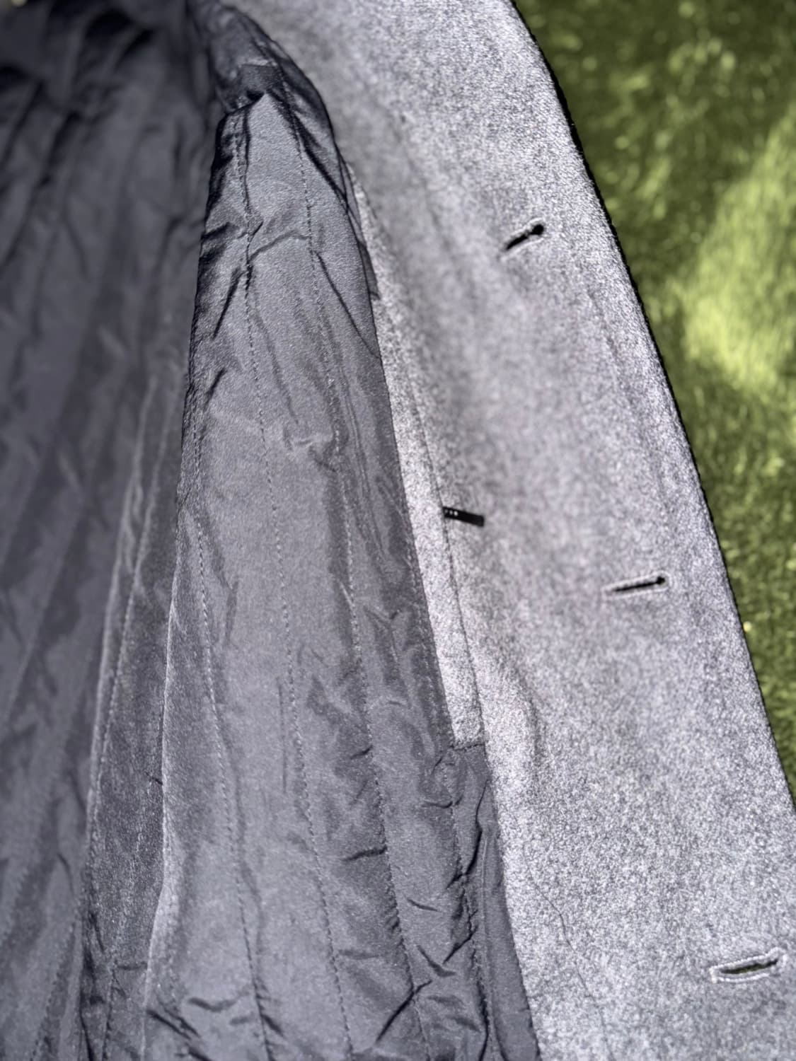 [S] J.Crew 제이크루 울 블렌디드 퀼티드 코트 그레이 상품이미지6