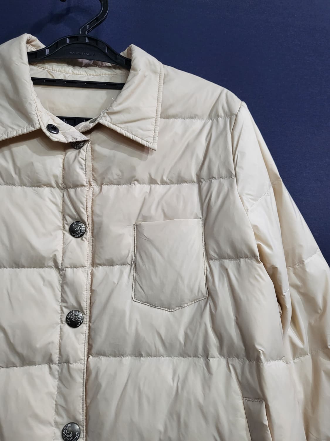 덕다운 셔츠식 패딩자켓 상품이미지2