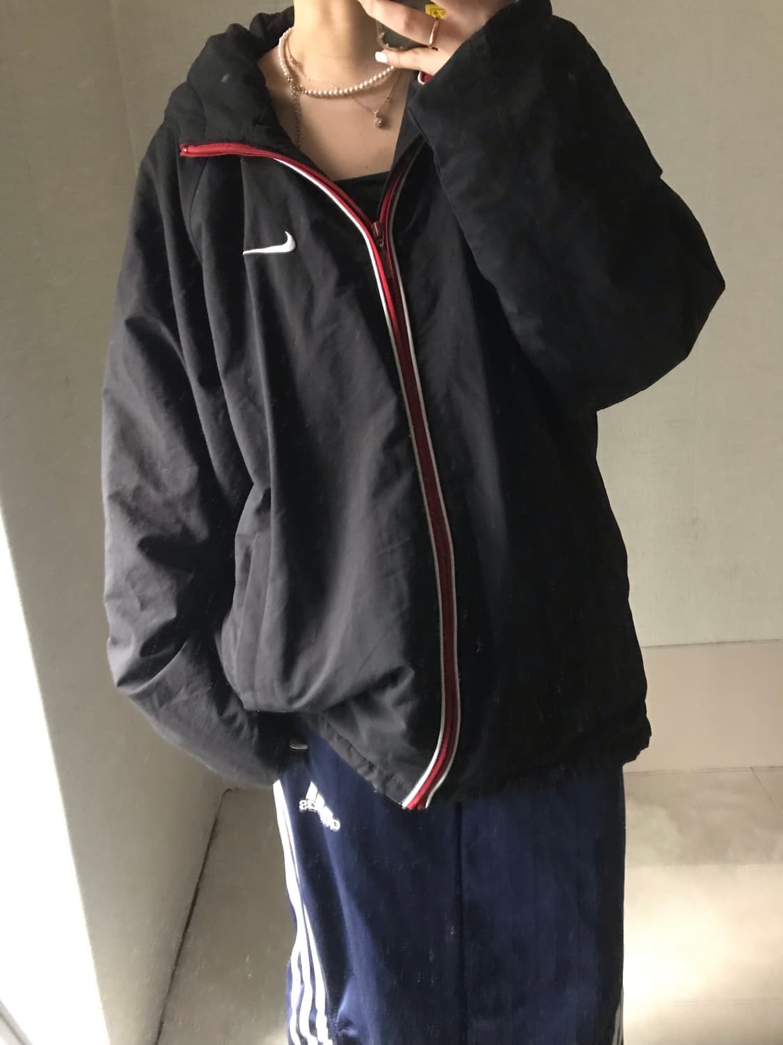 나이키 00s 블랙 패딩 상품이미지4