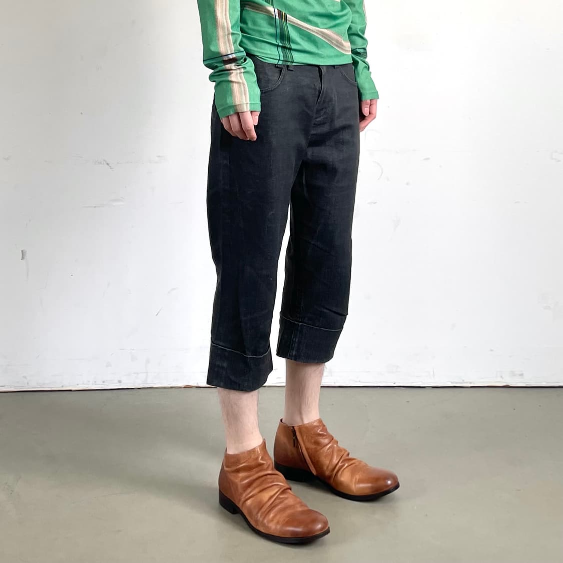 요지야마모토 y’s 크롭 팬츠 상품이미지2