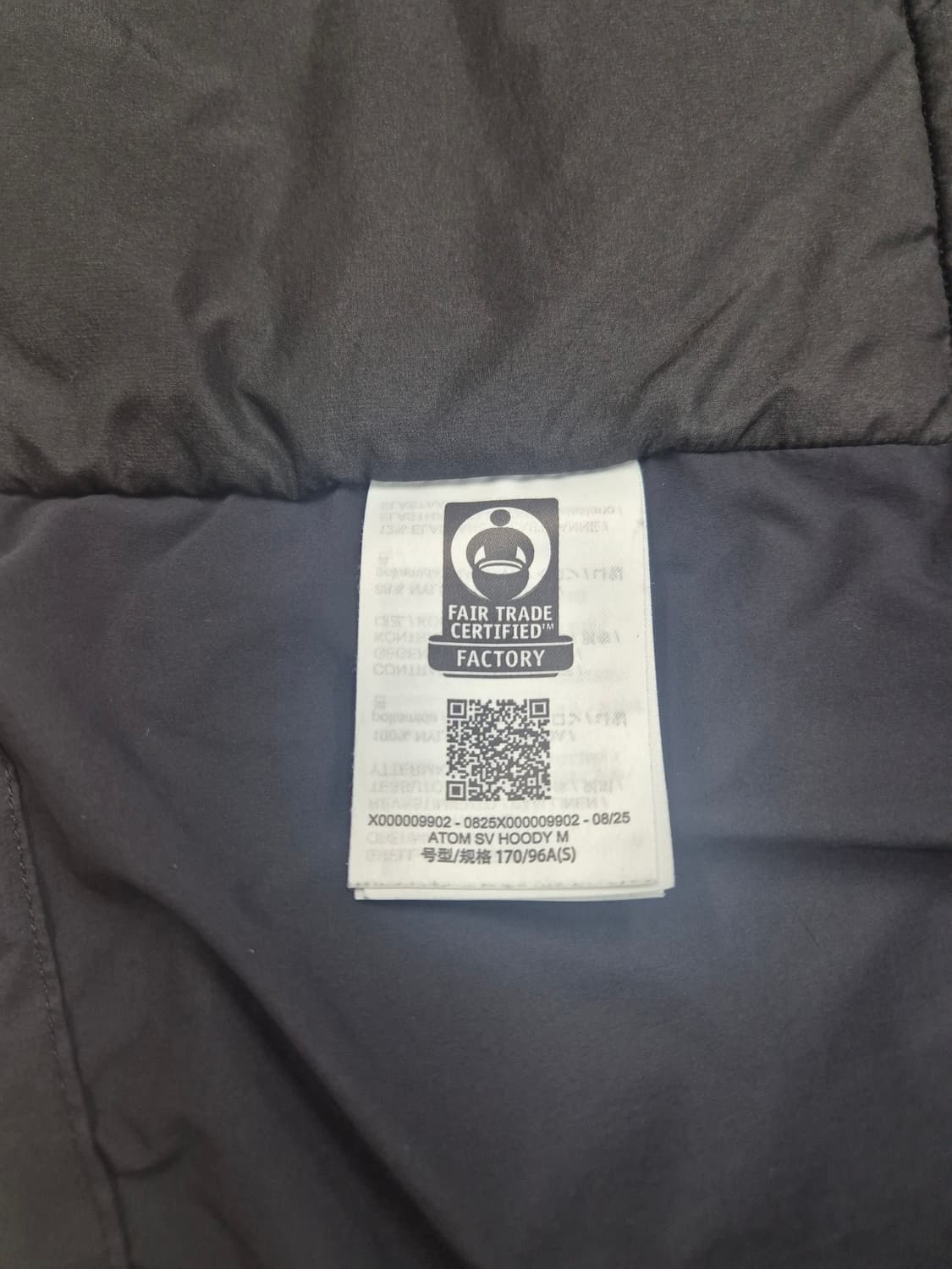 [S] 25FW 아크테릭스 아톰 SV 후디 블랙 상품이미지3