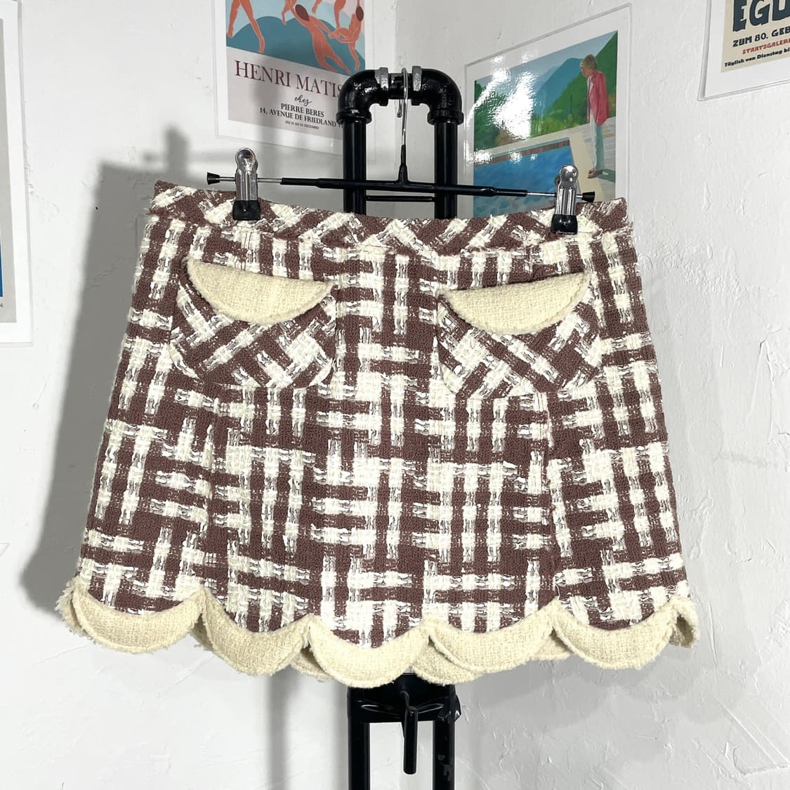 자수 더블포켓 스커트 상품이미지2