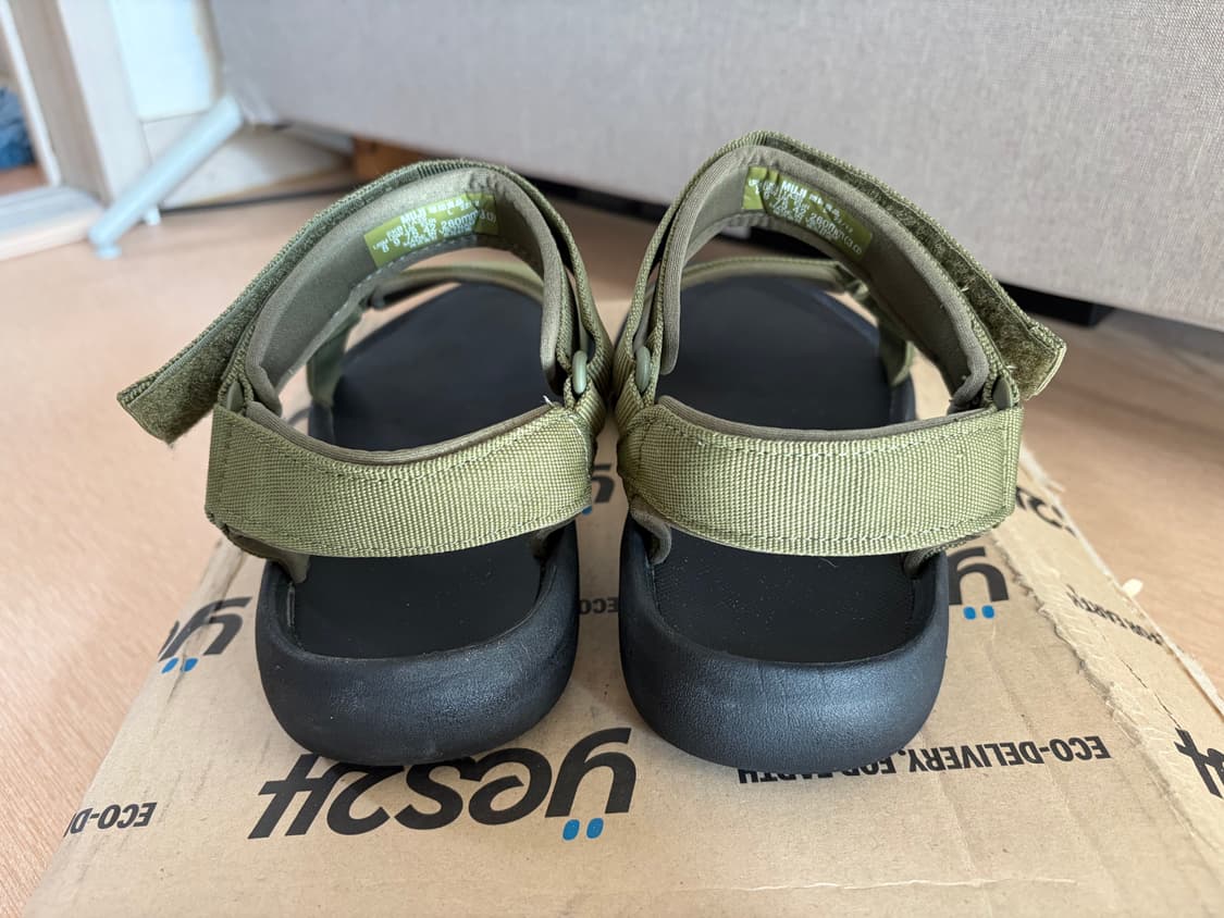 무인 양품 테이프 벨트 샌들 L(260)사이즈 판매합니다 상품이미지3