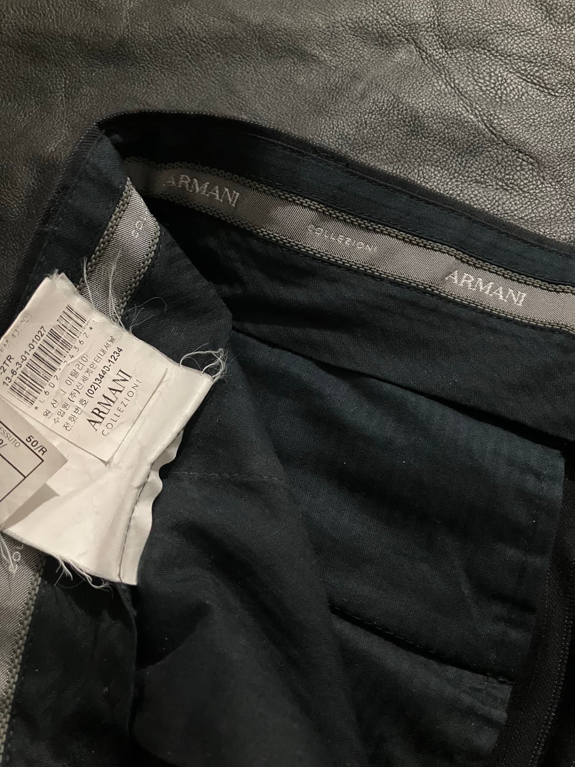 조르지오 아르마니 COLLEZIONI 멀티 스트라이프 슬랙스 트라우저 상품이미지6