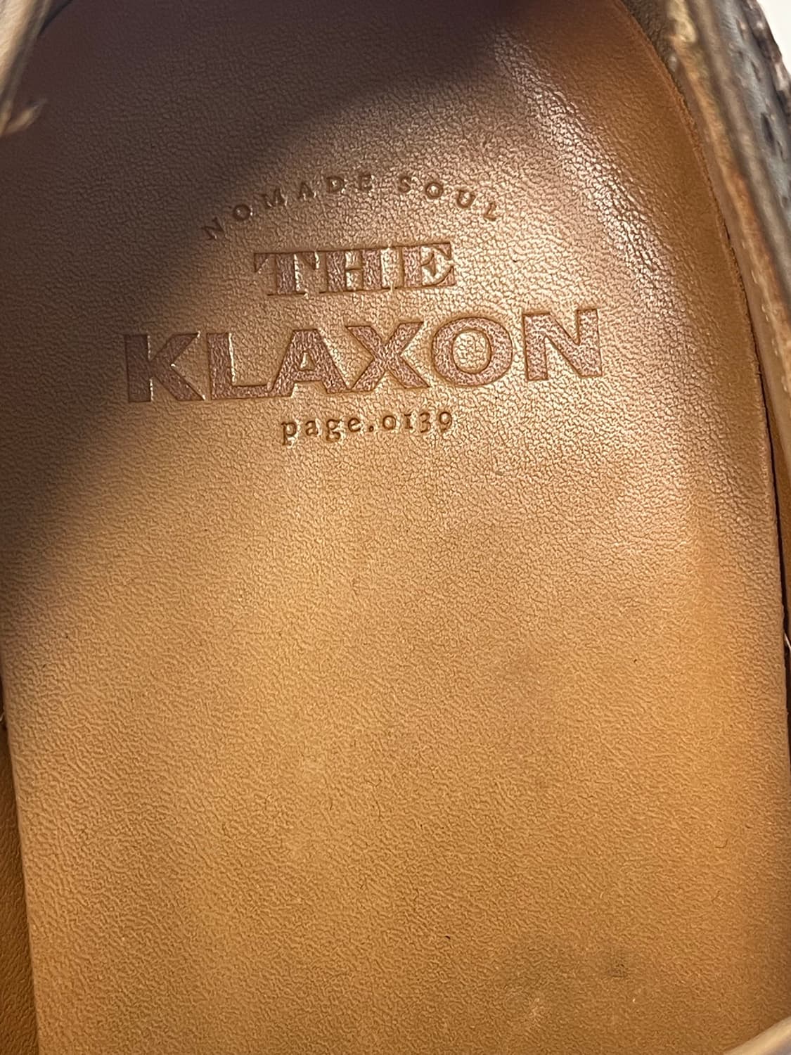 클락슨(The Klaxon) 비브람 윙팁 더비 브라운275 상품이미지3