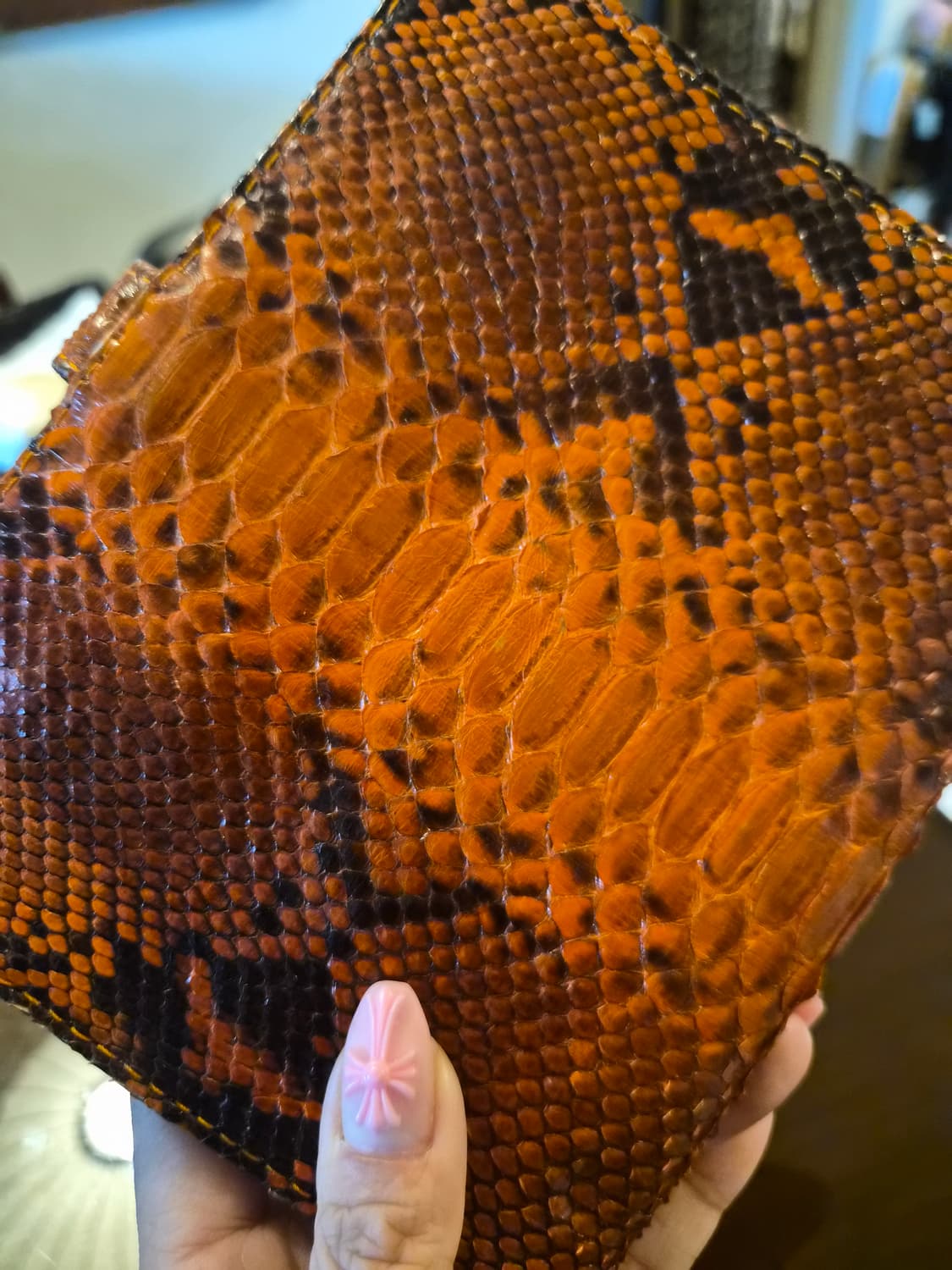 리얼뱀피 빈티지 다이어리 케이스 상품이미지4