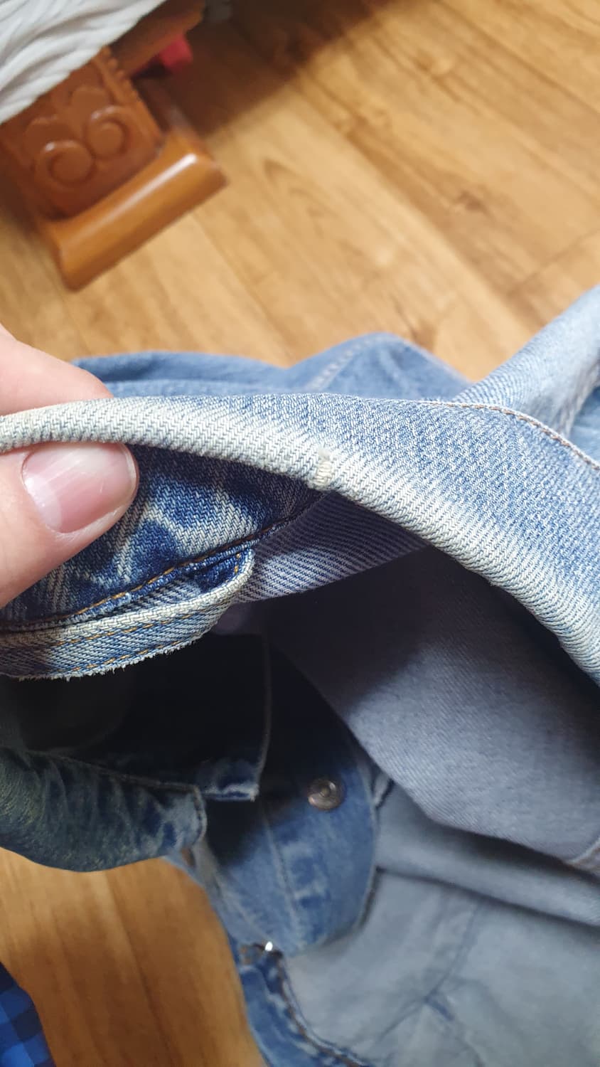 90s 리바이스 청자켓 70503 made in italy 상품이미지8