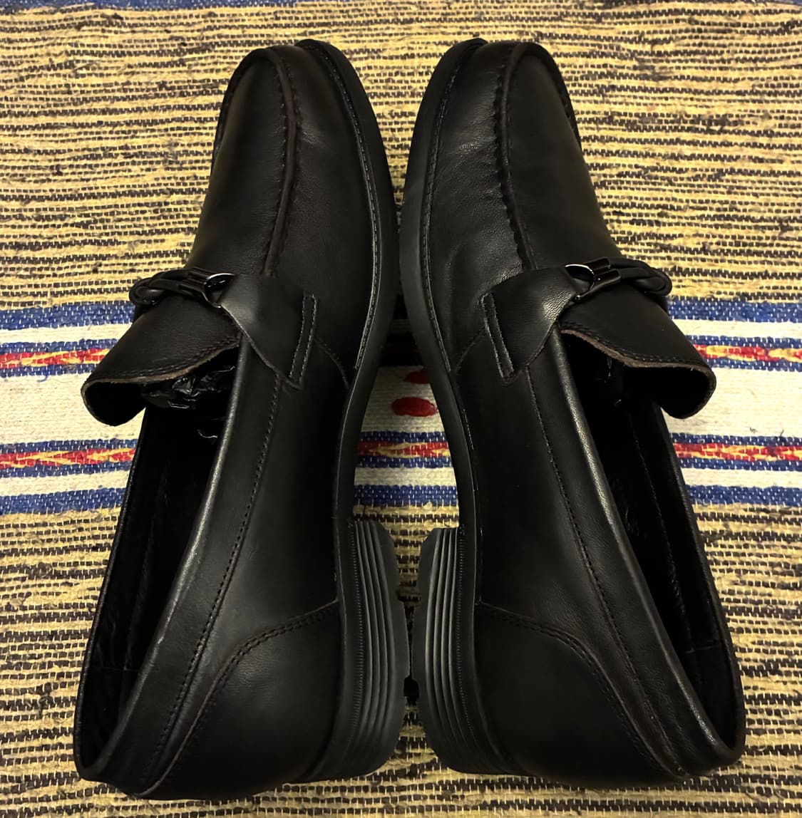 (260)DAKS 닥스 세미캐주얼 쿠셔닝 경량 가죽 로퍼 구두 블랙 상품이미지4