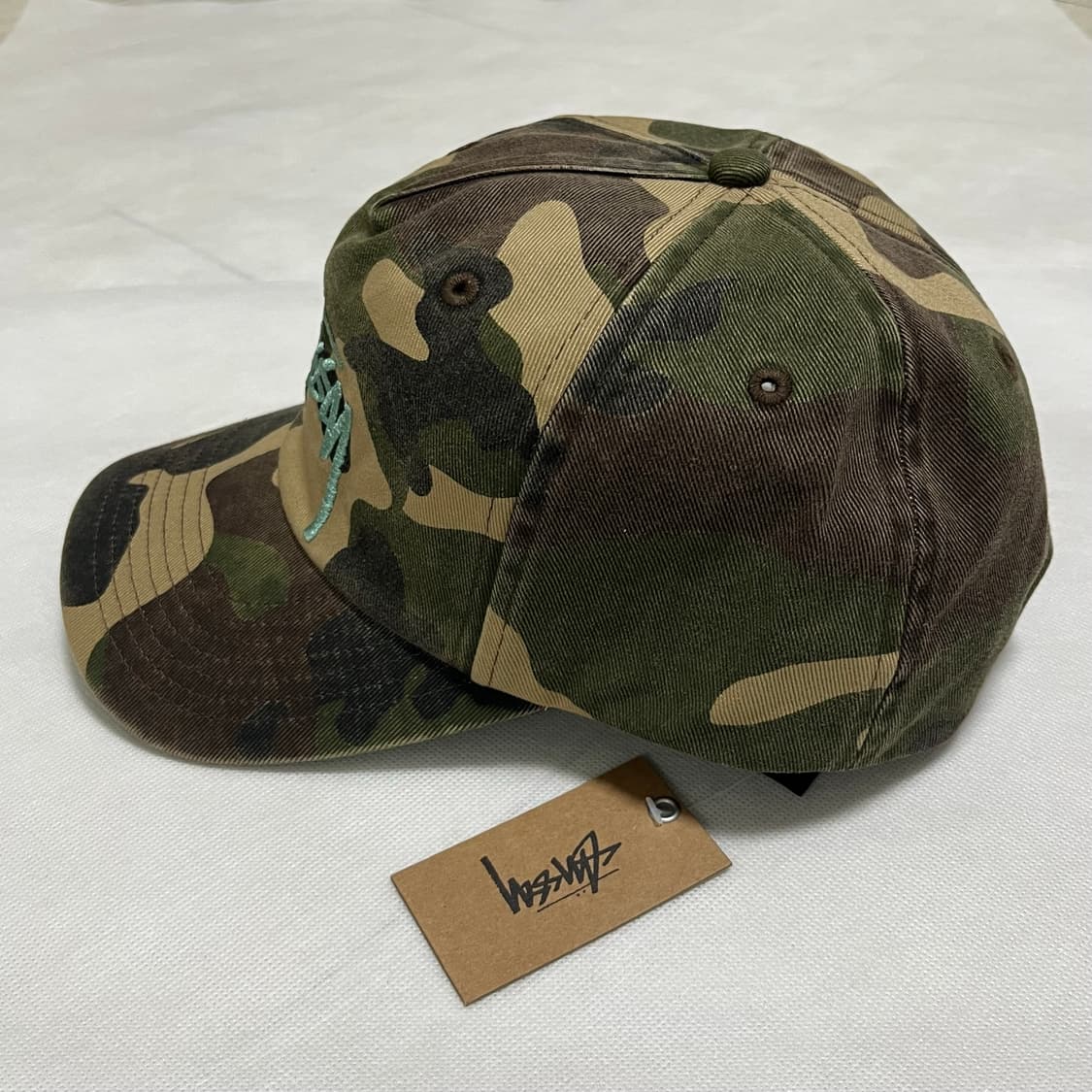 스투시 Mid-Depth Big Stock 볼캡/카모 상품이미지2