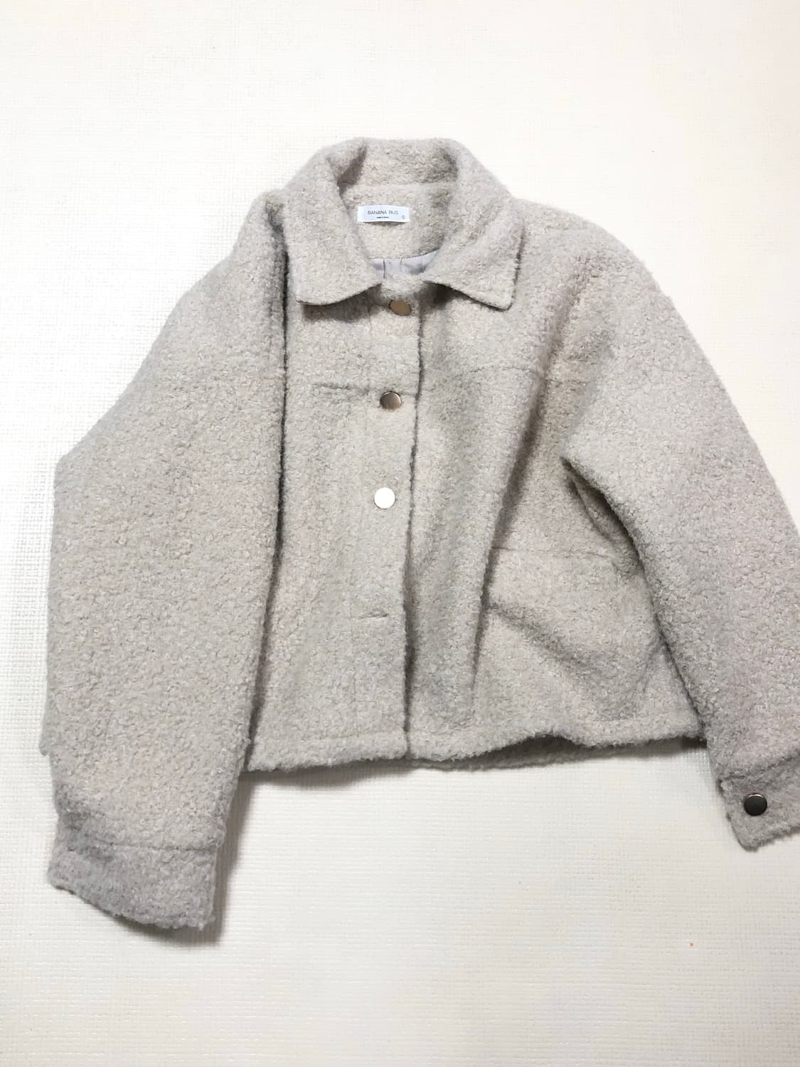 빈티지 아이보리 퍼 자켓 상품이미지8