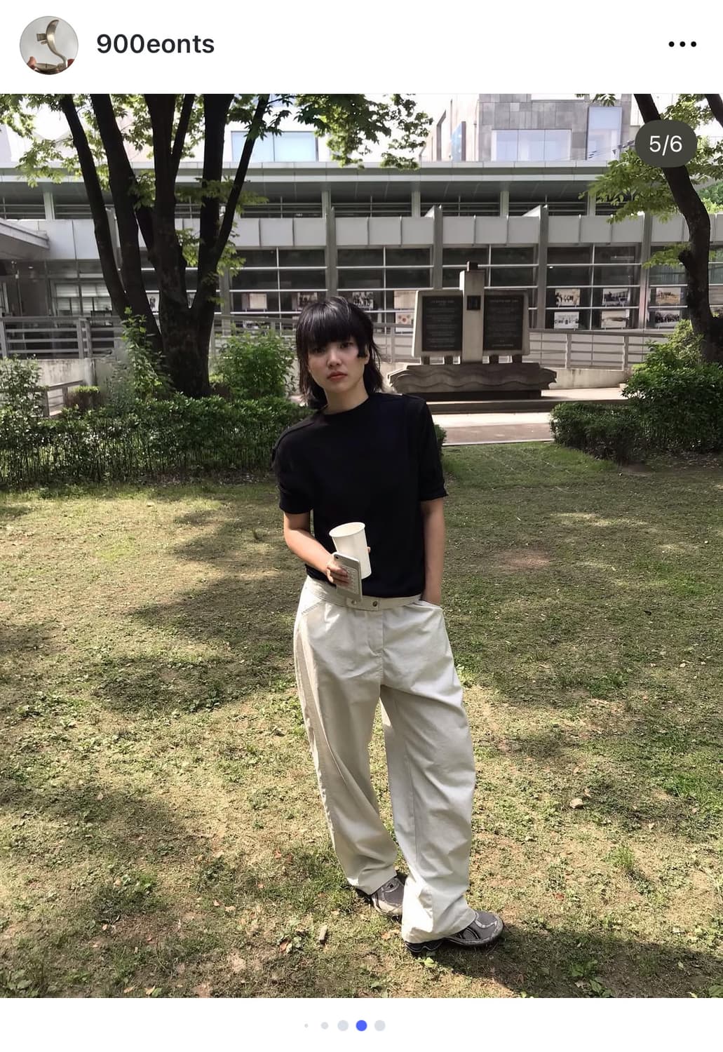 eonts 84 work pants- white 상품이미지5
