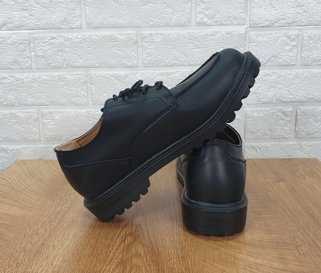 [265]락피쉬 노아 U팁 더비 블랙 상품이미지5