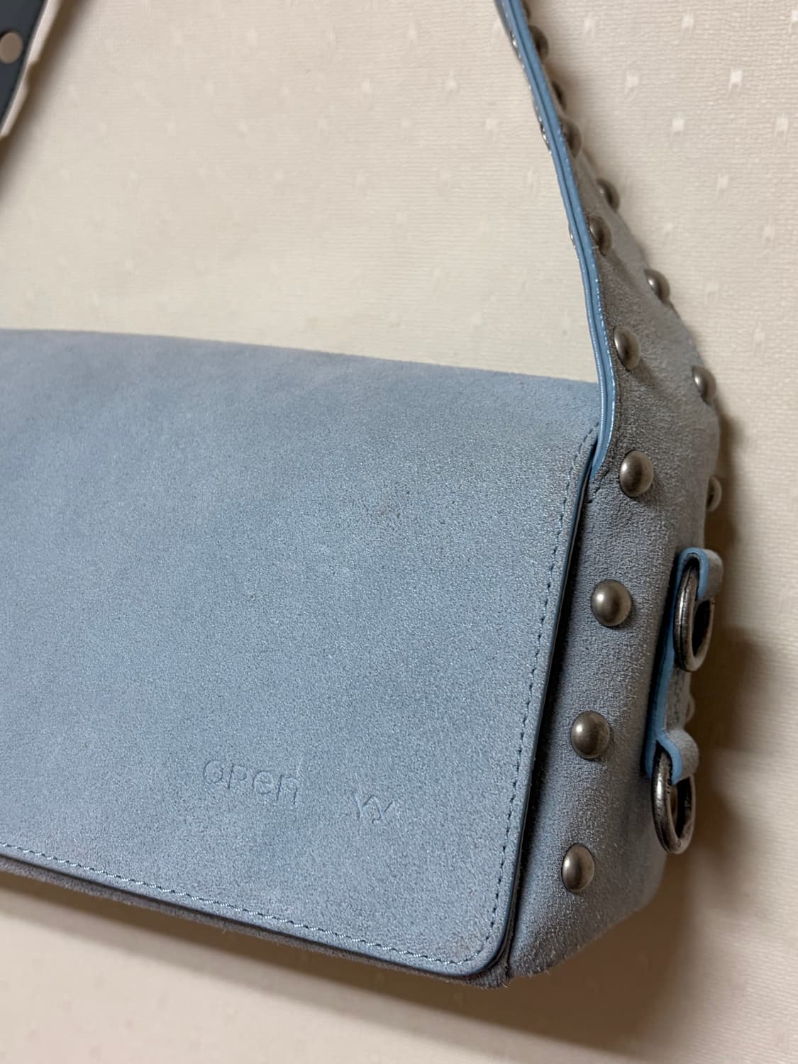 오픈와이와이 스터드 더플 백 스카이블루 상품이미지9