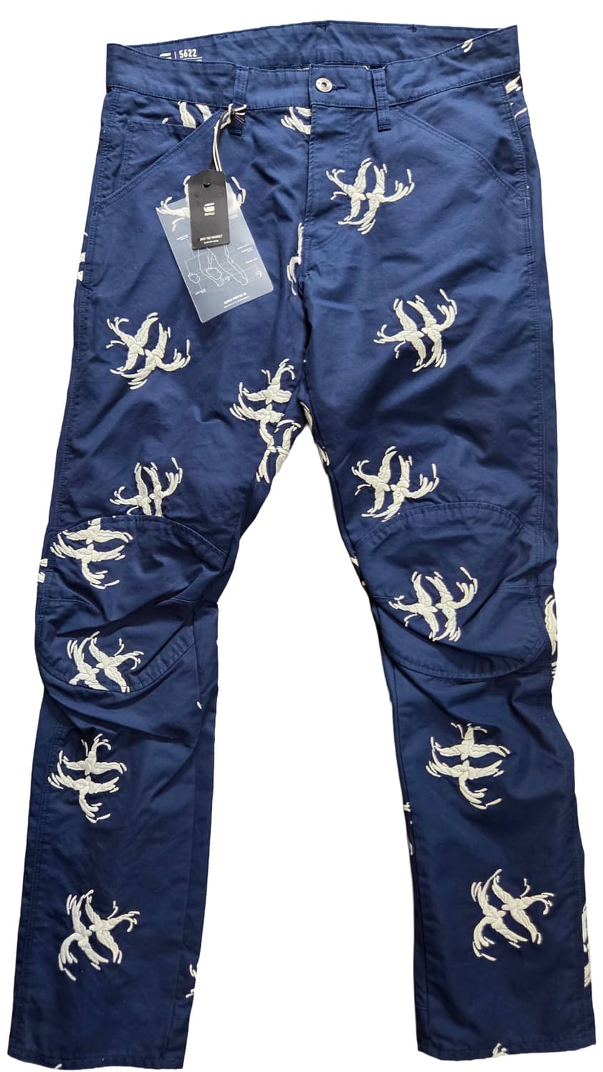 G-Star RAW 네이비 패턴 바지(W32/L30) 상품이미지1