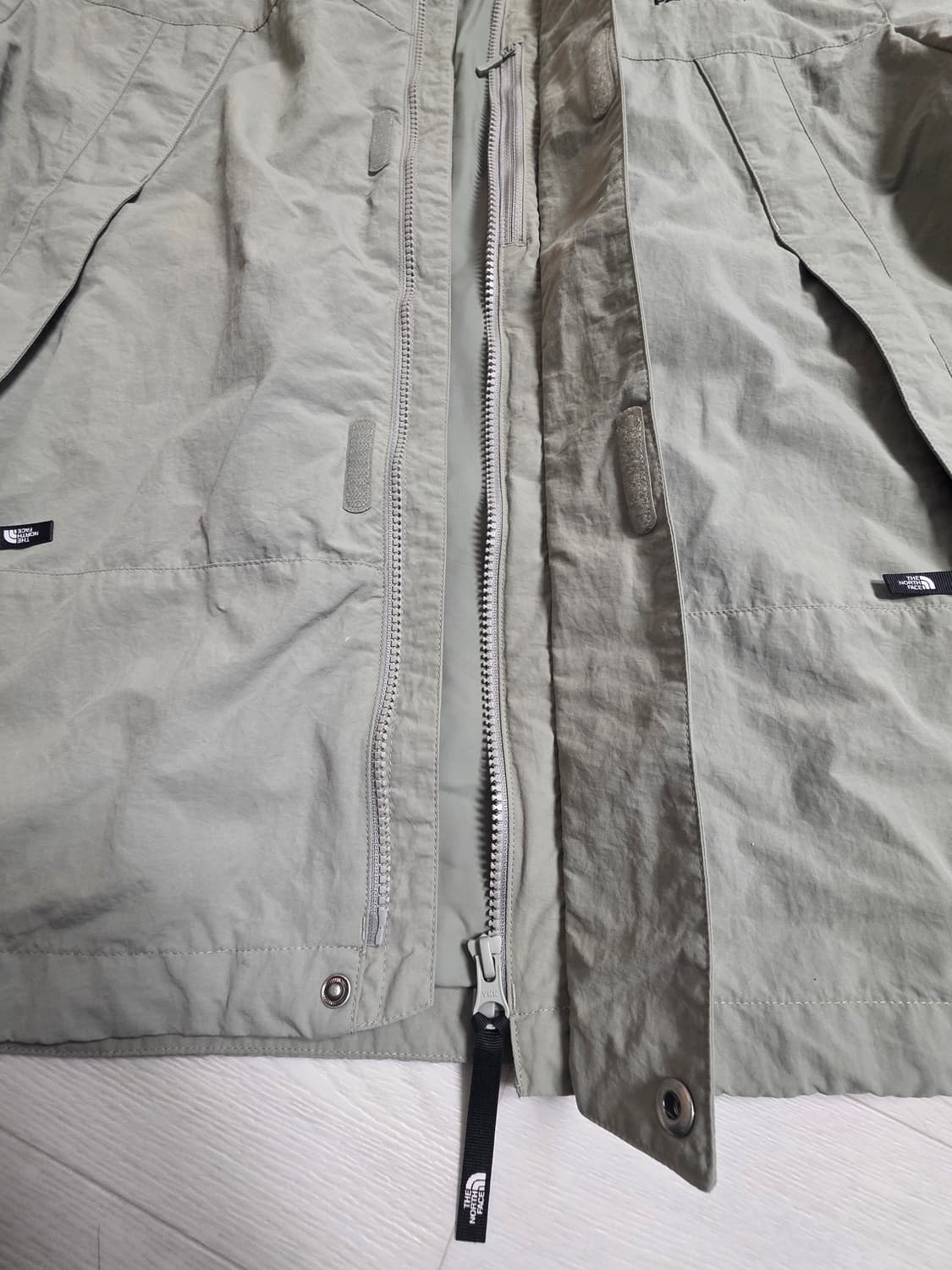 노스페이스 라이트 카키 맨톤 바람막이 XL사이즈 상품이미지6