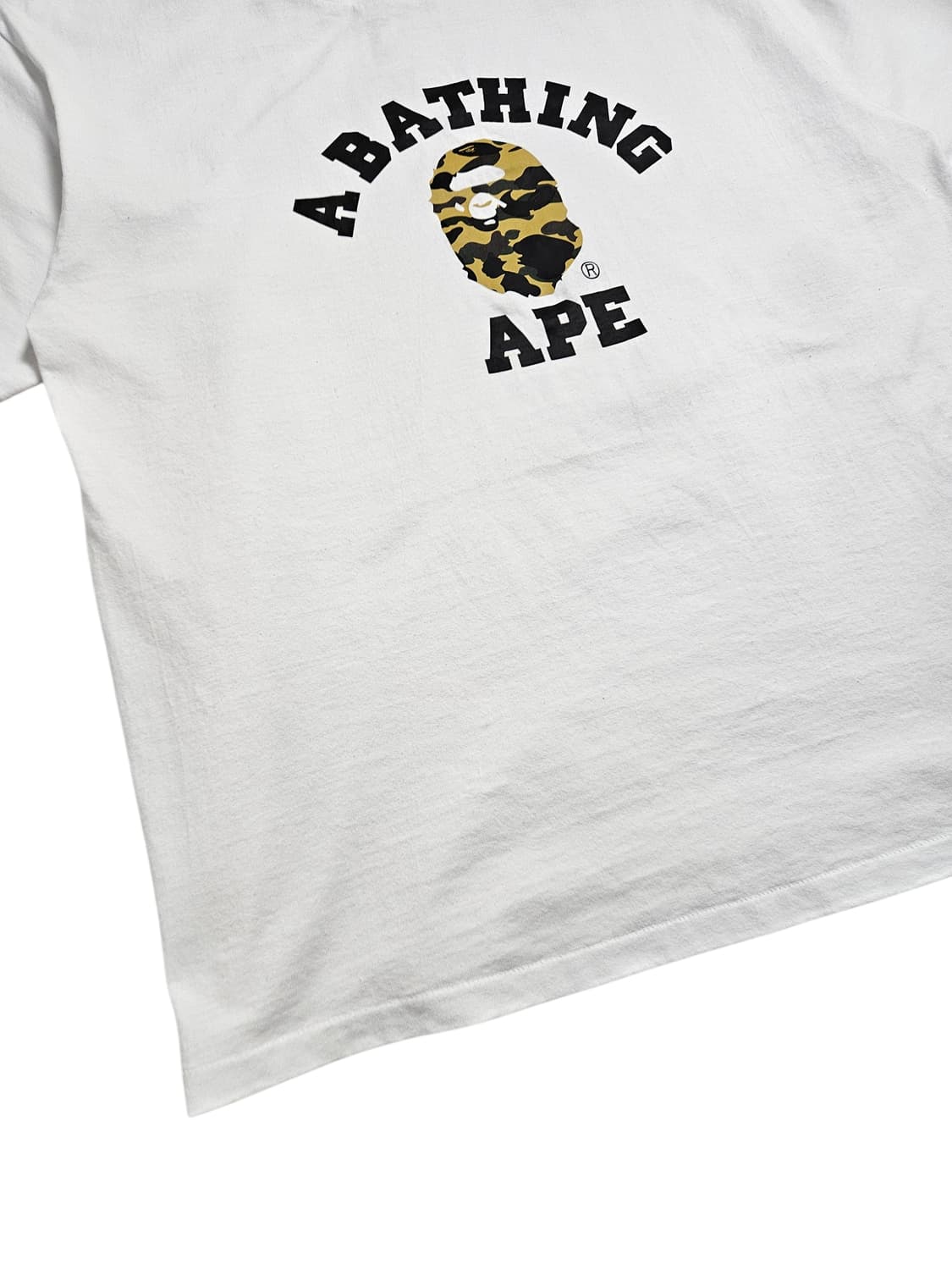 베이프 카모 사루 반팔티 화이트 상품이미지7