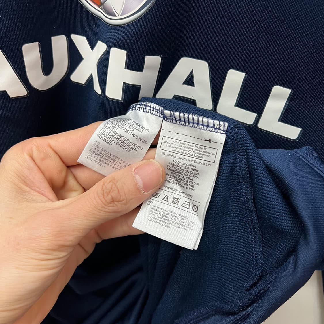 아디다스 14-15 스코틀랜드 반집업 트레이닝 탑 M 상품이미지3