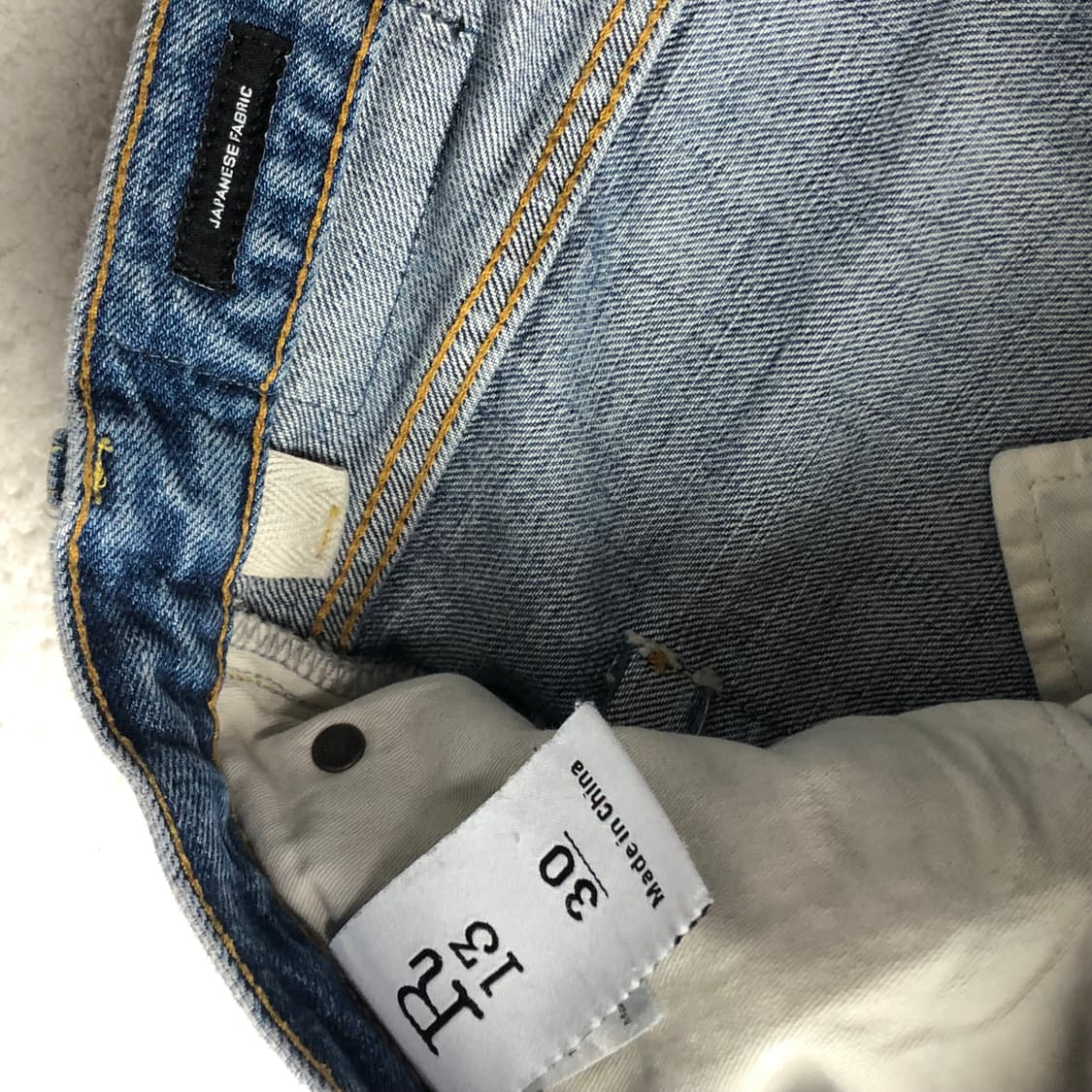 R13 D'ARCY LOOSE JEANS, LENA BLUE 상품이미지8