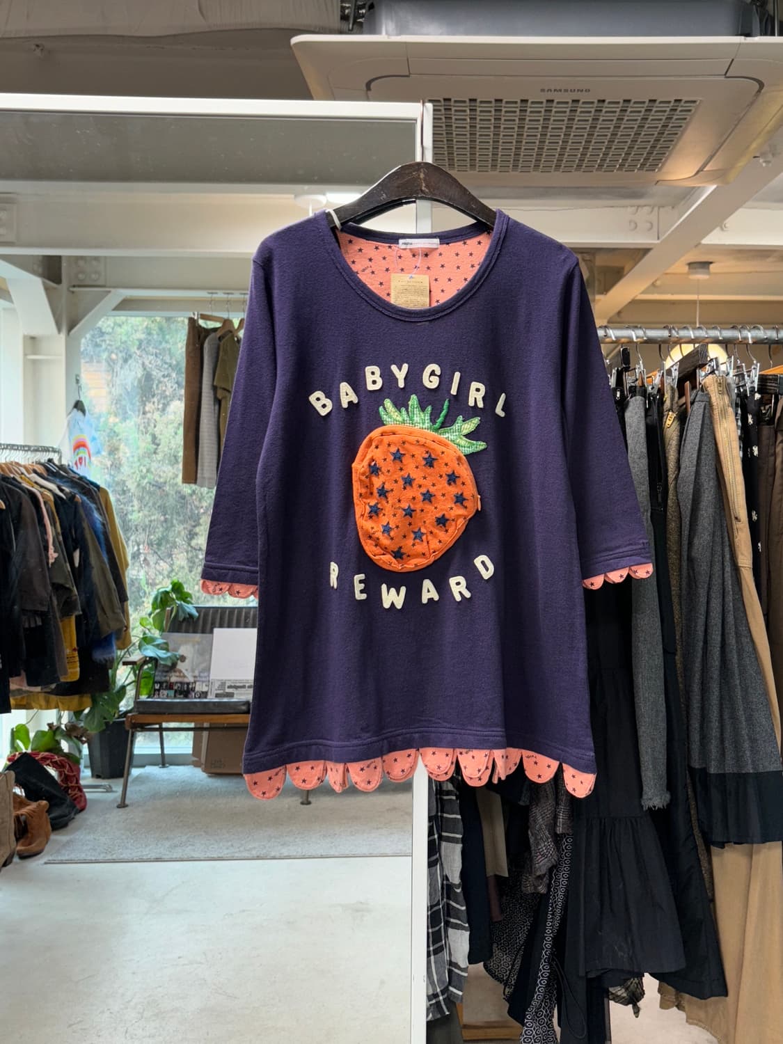 Rough 딸기 롱슬리브 상품이미지1