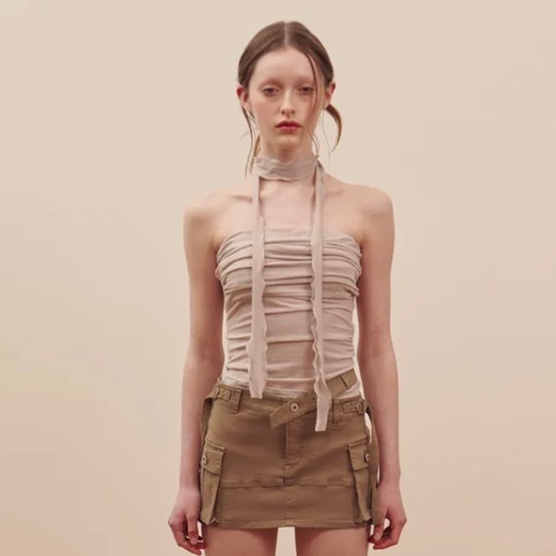 [페인오어플레져] ALLEGRO TOP beige 상품이미지2