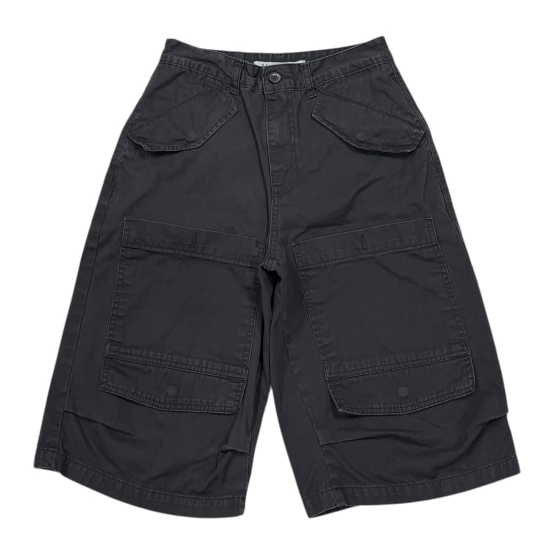 마뗑킴 프론트 포켓 버뮤다 팬츠 바지 차콜 S 상품이미지1