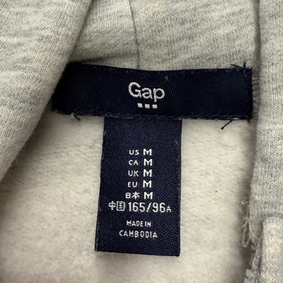 갭 그레이 플라워 모리 후드집업  상품이미지5