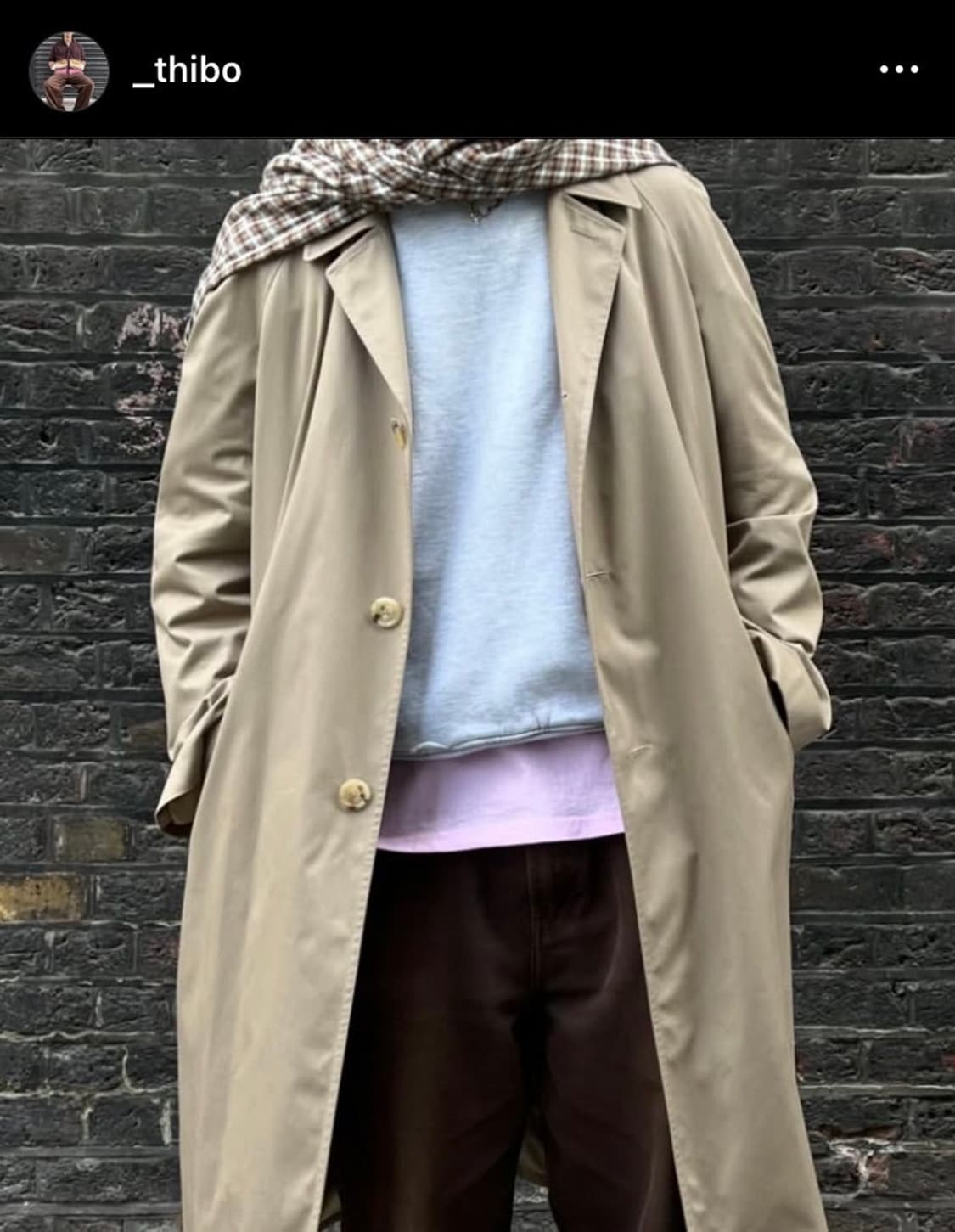 아워레가시 어보브 셔츠 길모어 체크 상품이미지5