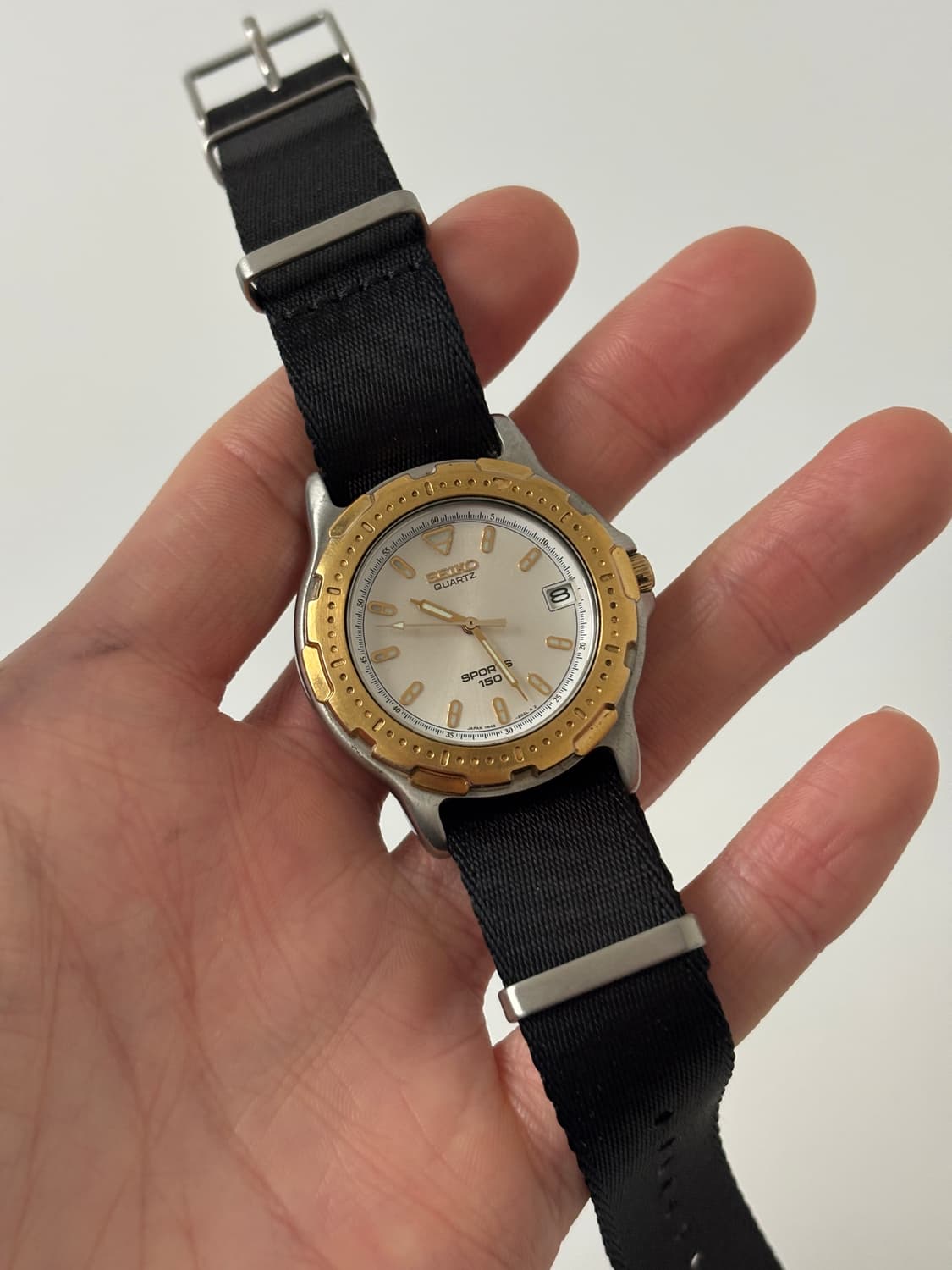 1990s Sports 150 Gold Bezel Diver Quartz 상품이미지1
