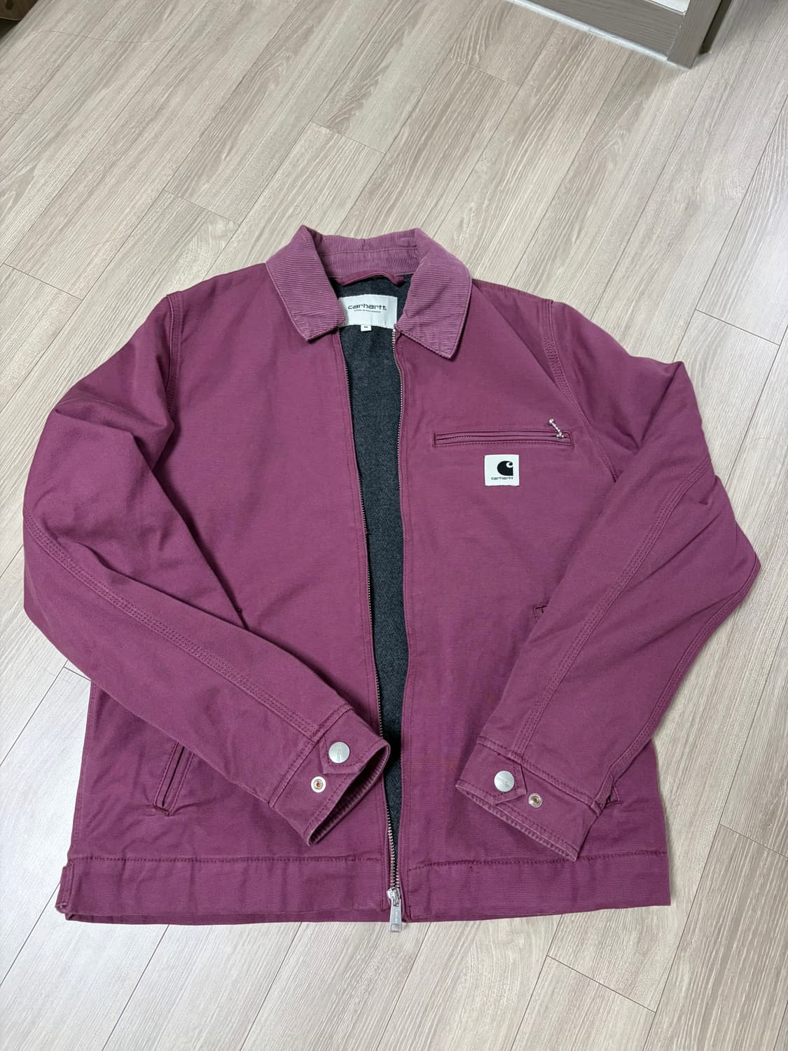 칼하트윕 W 디트로이트 자켓 더스티 푸시아 상품이미지1