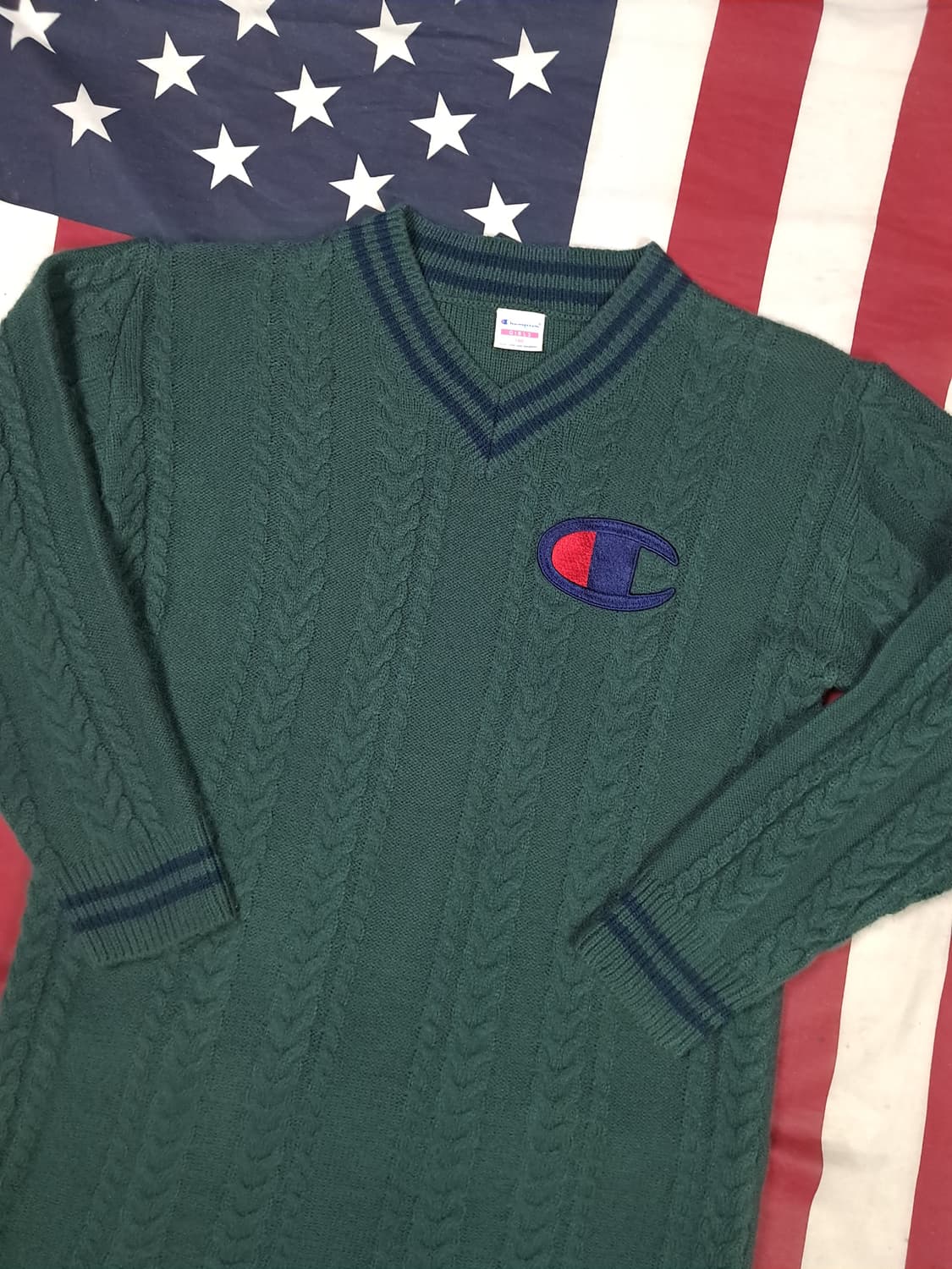 새제품 오리지날  일본판 우먼용 챔피온 롱니트 상품이미지3