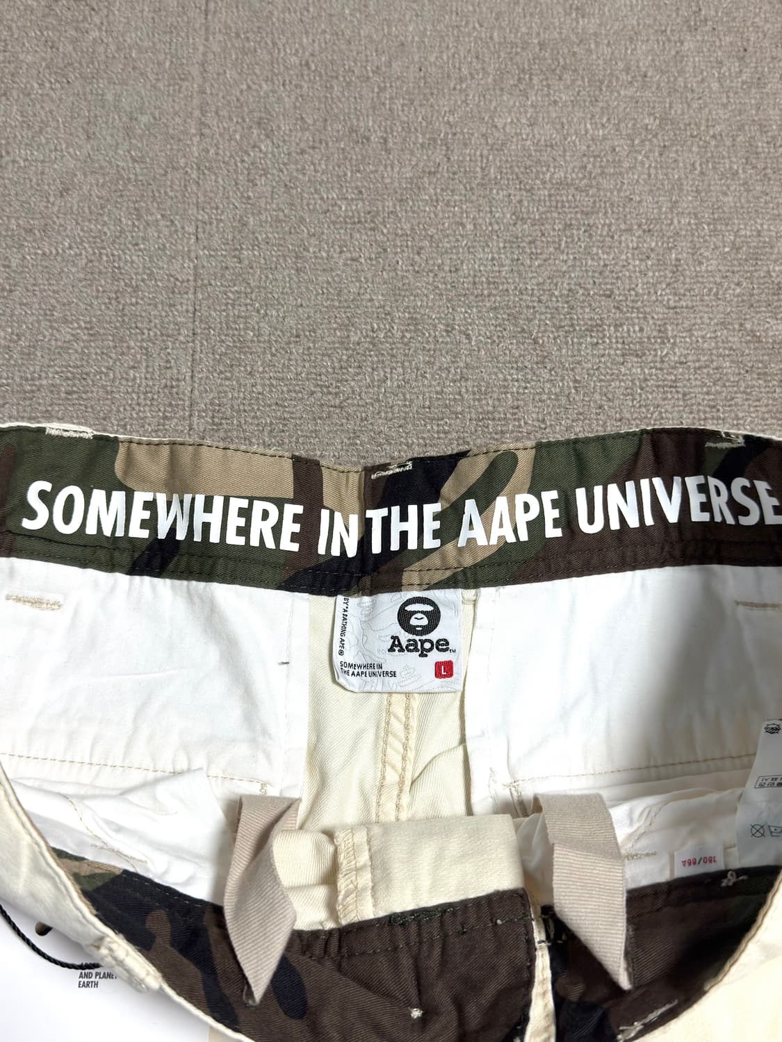 에이프 우븐 카고 반바지 상품이미지4