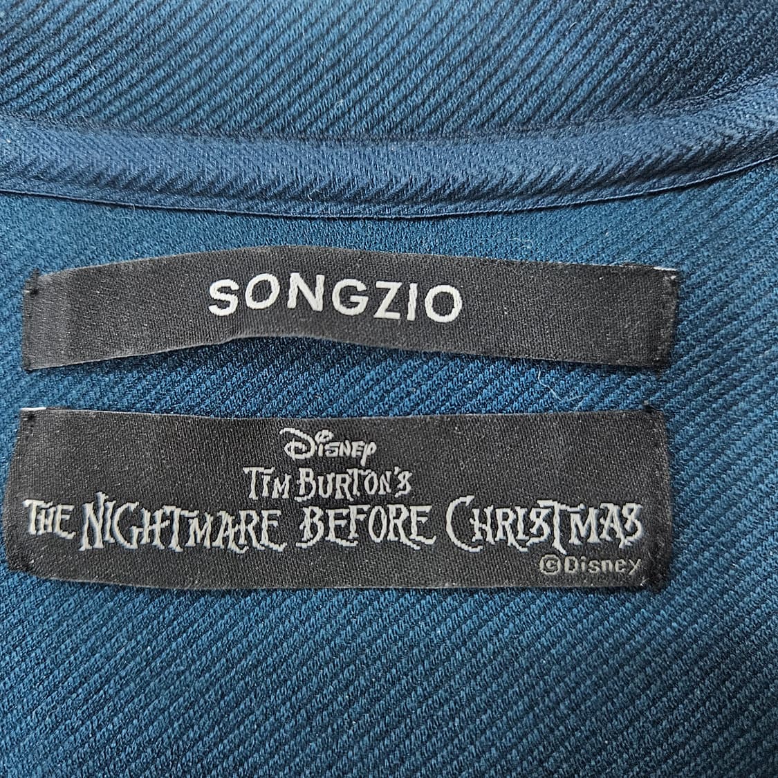 100 송지오 디즈니 팀버튼 자수 맨투맨 0320Y 상품이미지3