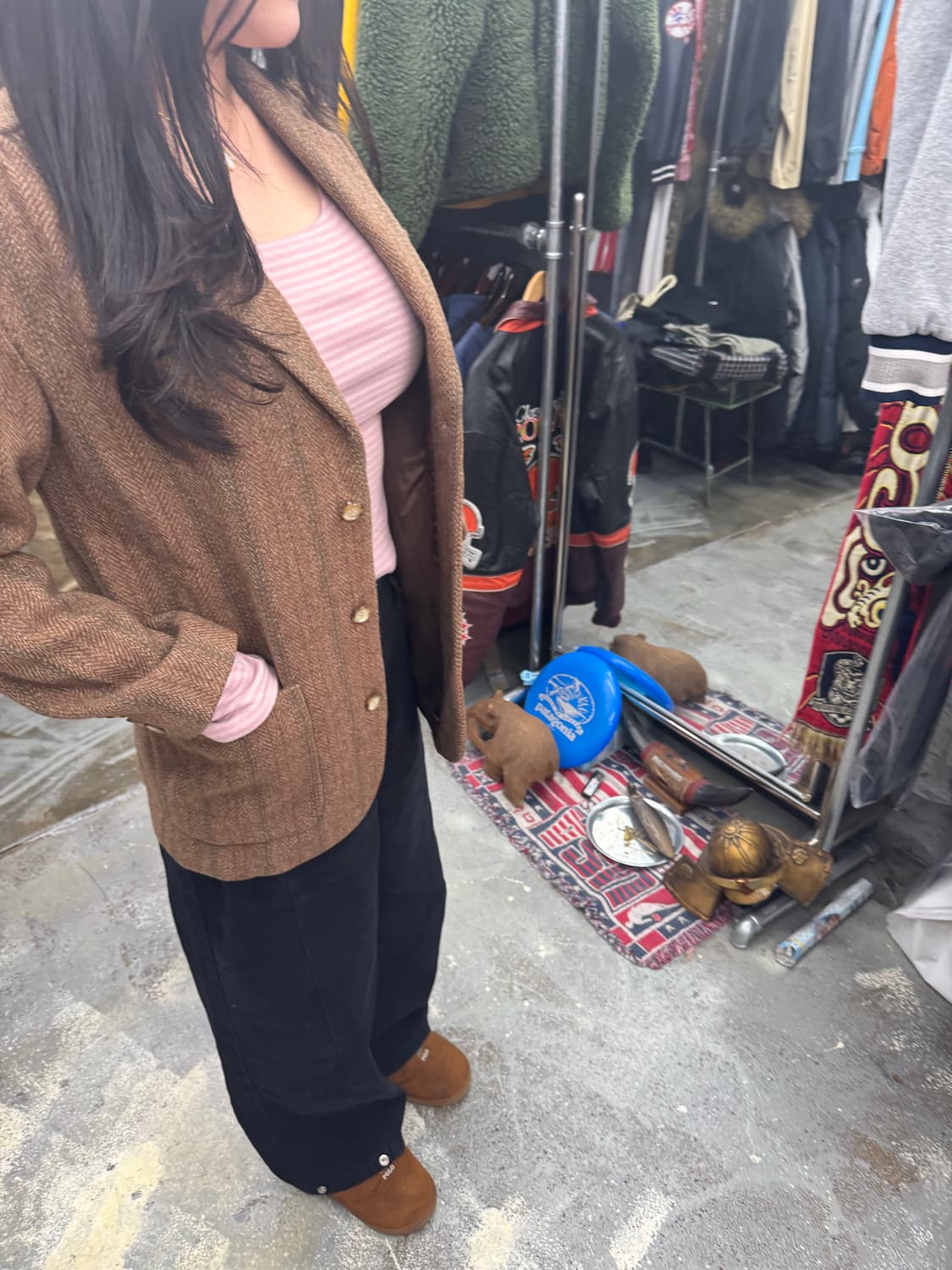 폴로 빈티지 블루라벨 모직 마이 자켓 여성 55반 까지추천 상품이미지3