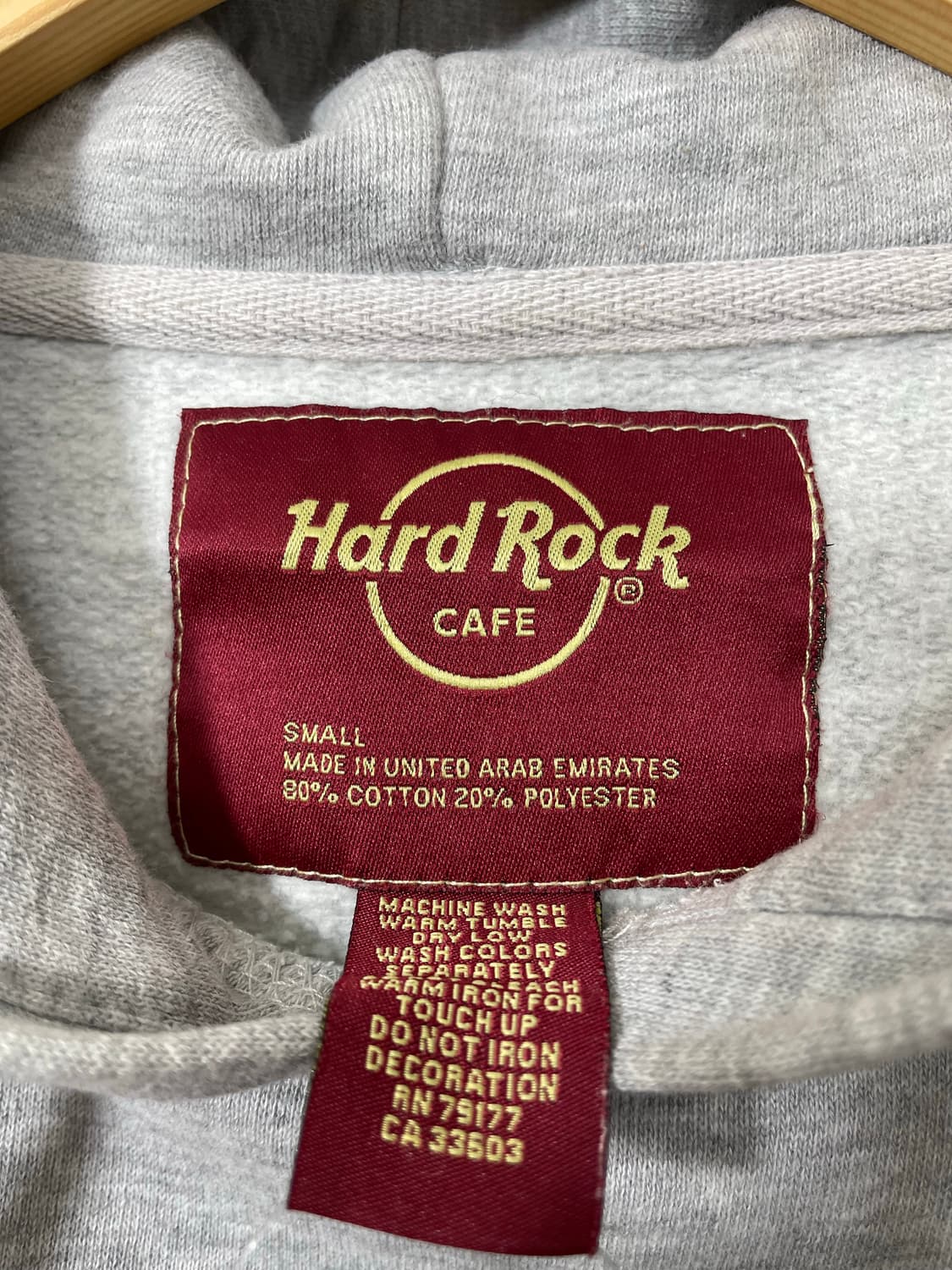 하드락카페HardRock 메인로고 후드 S - M36 상품이미지4