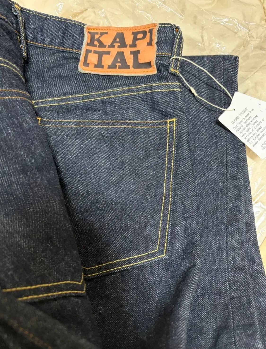 캐피탈 14oz 5P APRON SKOUSER 부츠 컷 데님 상품이미지7