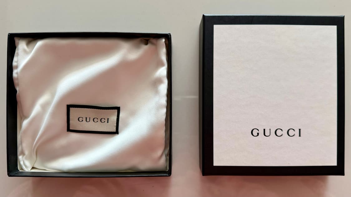 구찌 GUCCI GG 시마 반지갑 브라운 가죽 로고 엠보 지갑 풀박스 상품이미지2