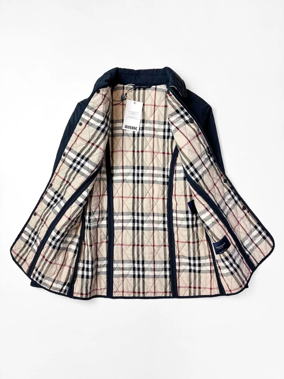 버버리 00's 체크 안감 퀼팅 자켓 PN5519    상품이미지5