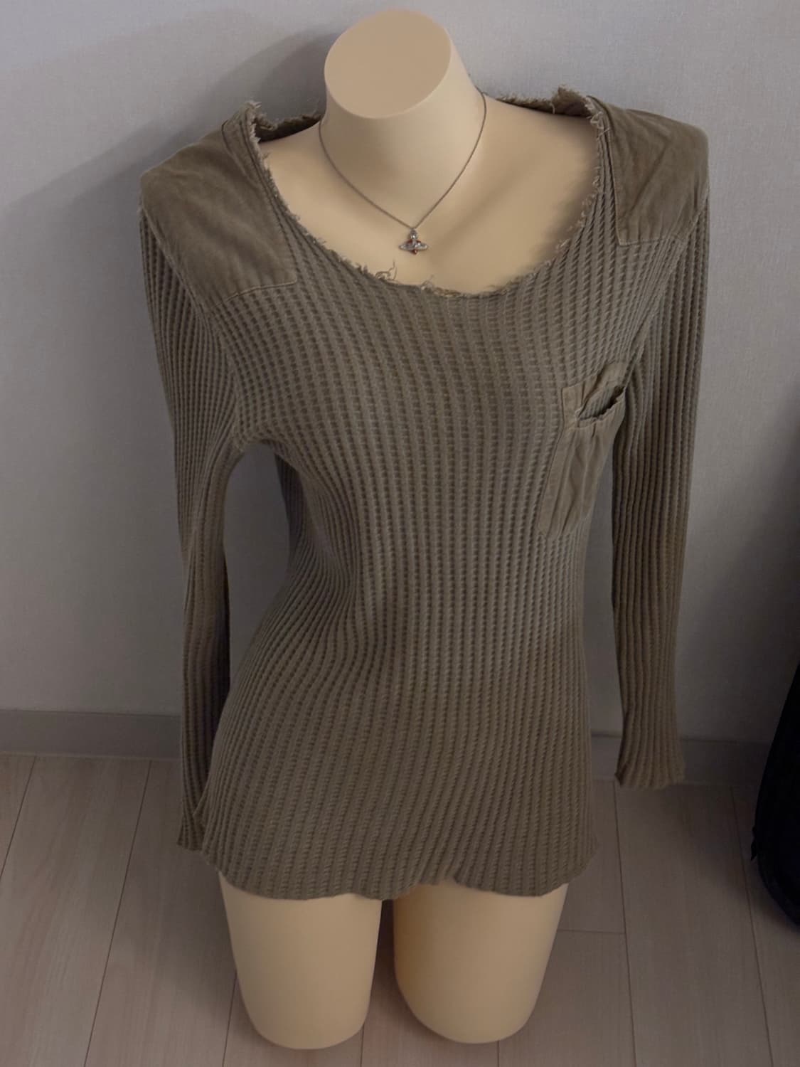 y2k 그런지 니트 롱슬리브 상품이미지2