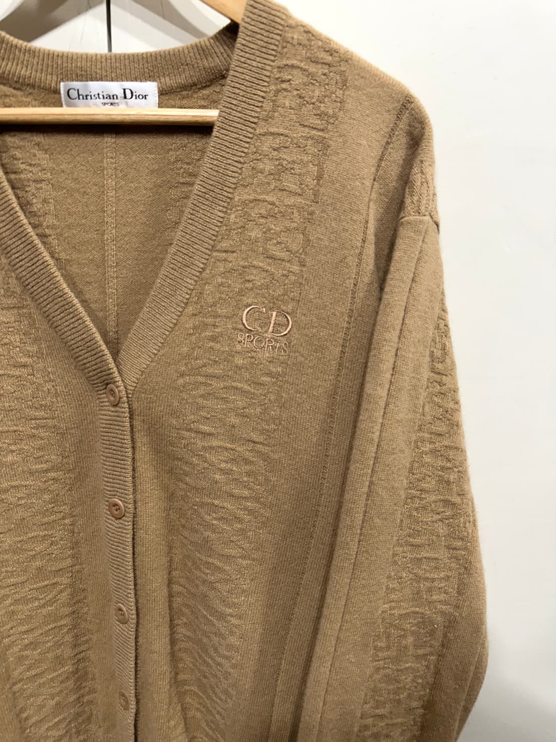90's 크리스찬 디올 스포츠 CD 니트 가디건 상품이미지3