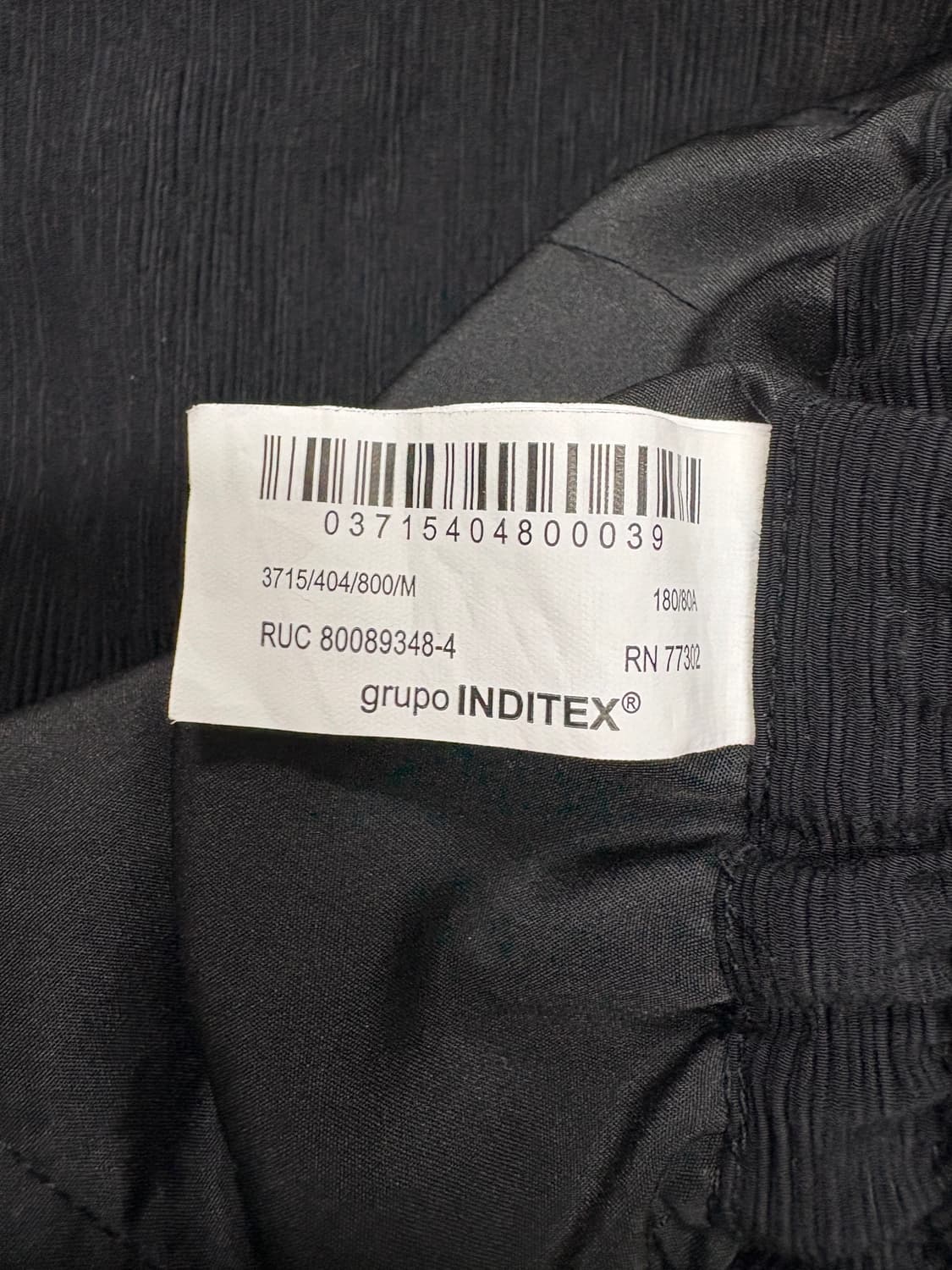 ZARA 플리츠 블랙 와이드 팬츠 상품이미지7